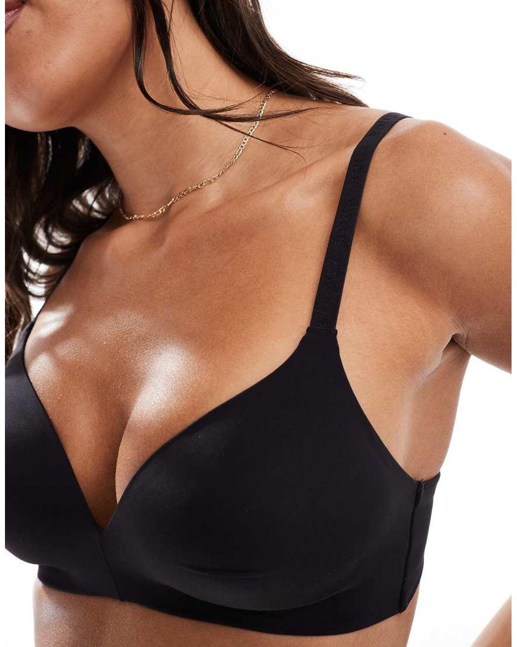 Boux Avenue Brown Non-Wired Plunge Bra