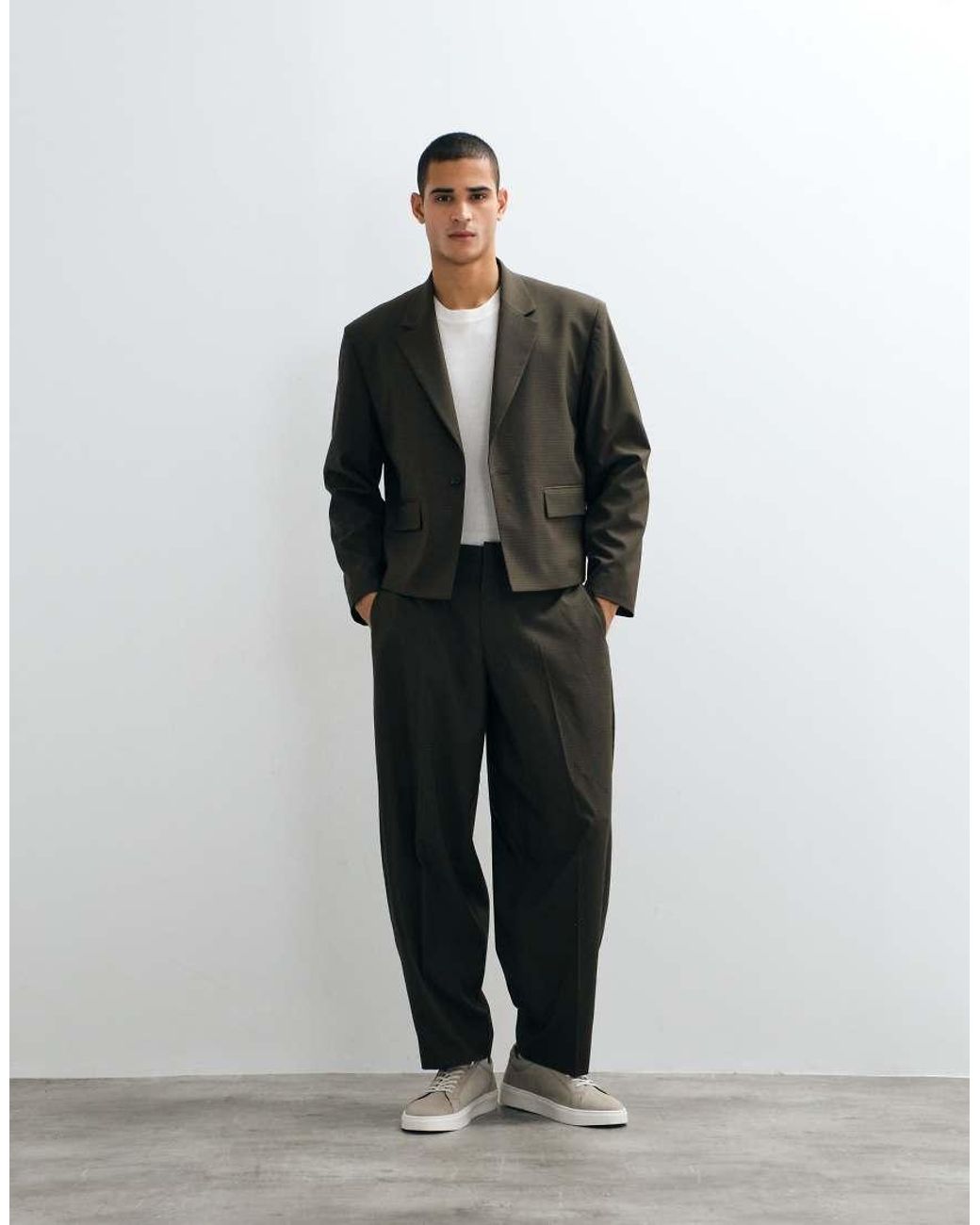 ASOS Black Boxy Suit Jacket for men