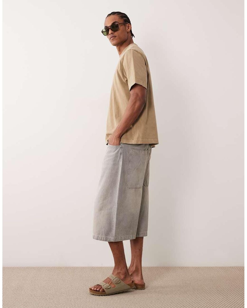Jack & Jones Natural Super baggy Jorts for men