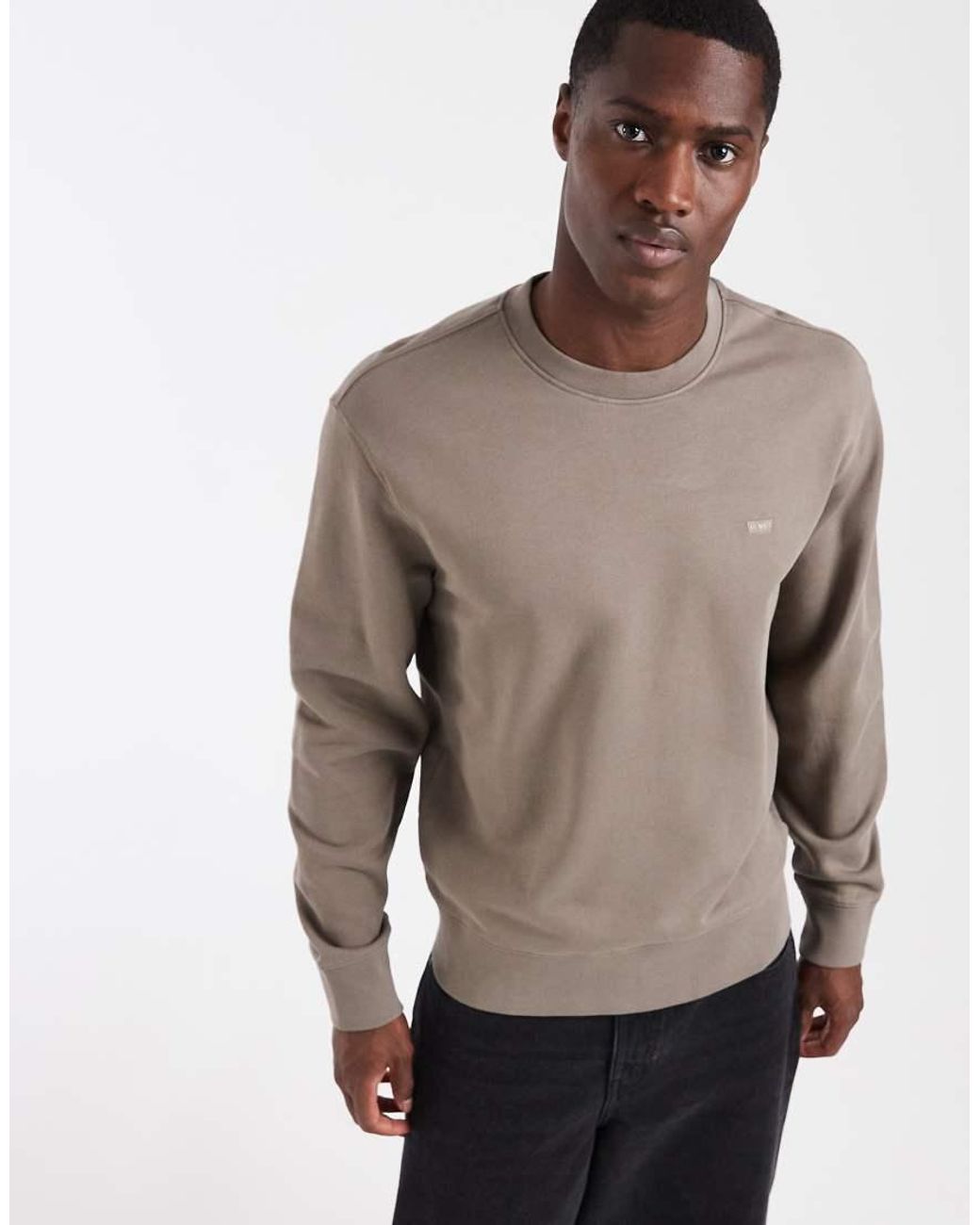 Levi's Brown Original House Mark Sweatshirt for men