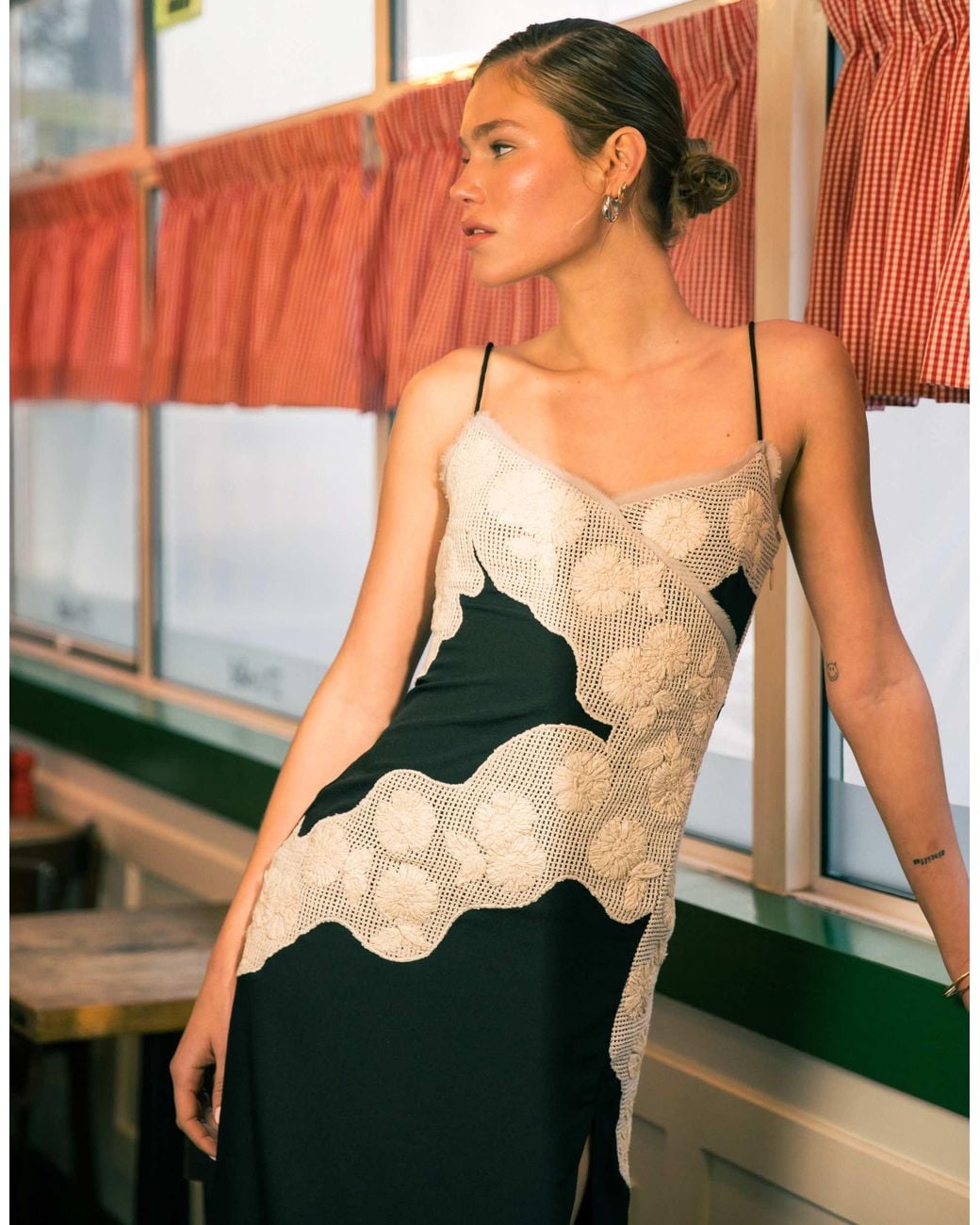 knee length dresses for ladies Topshop Summer Floral Midi Dress main image 0