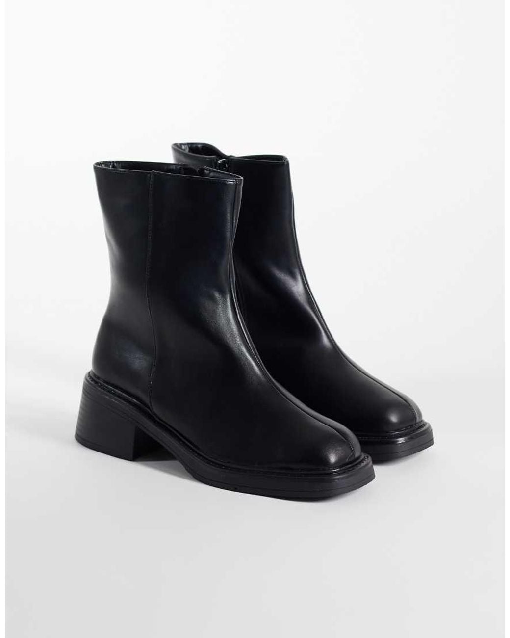 Raid Wide Fit Black Cecilia Chelsea Boots