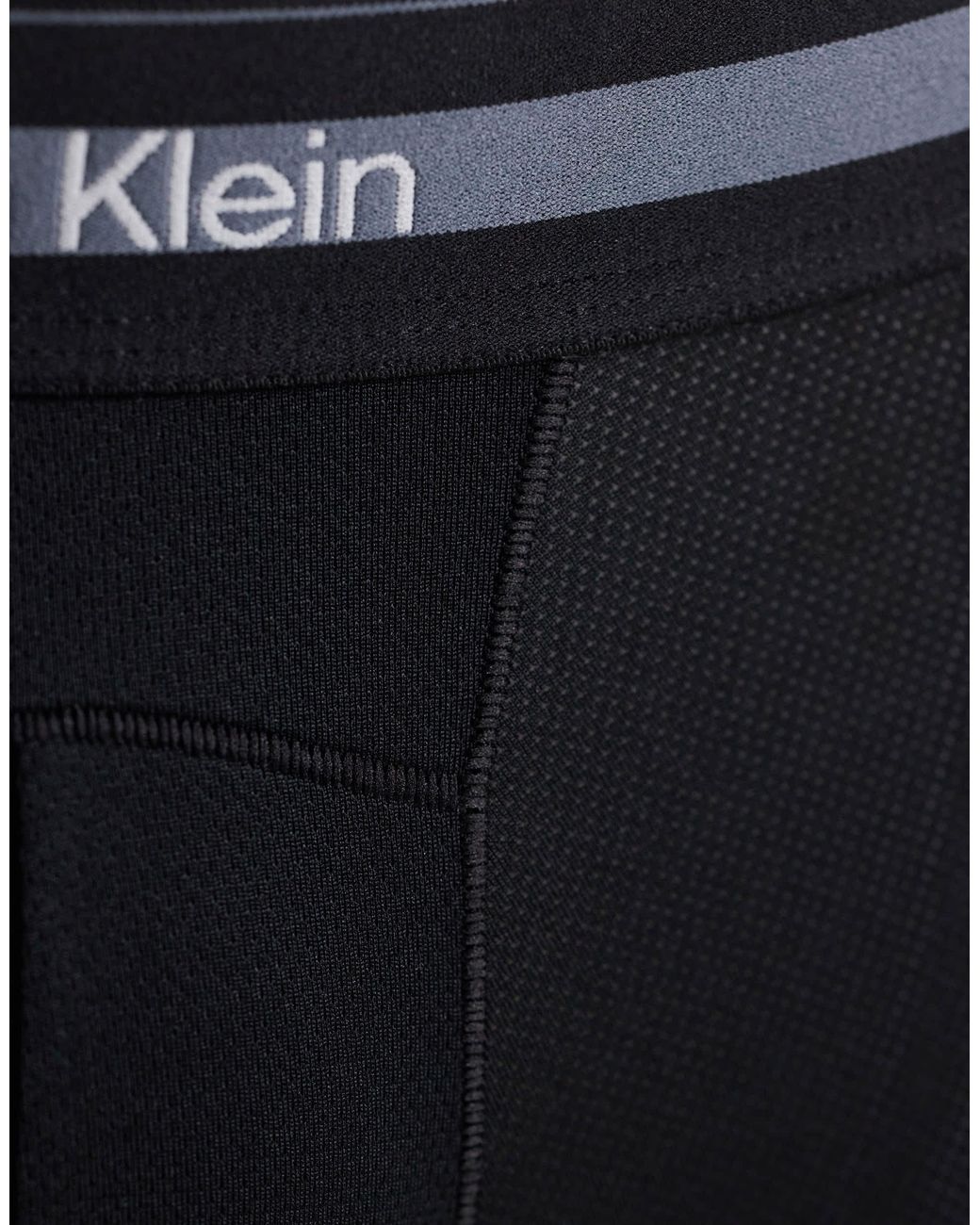 Calvin Klein – icon active – 3er-pack eng geschnittene boxershorts in Blue für Herren
