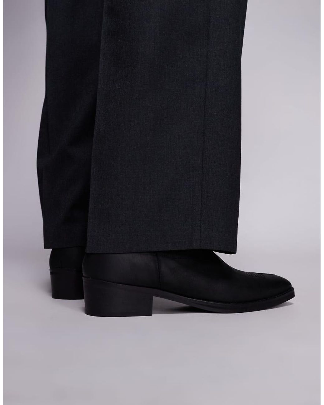 ASOS Blue Cuban Boot for men