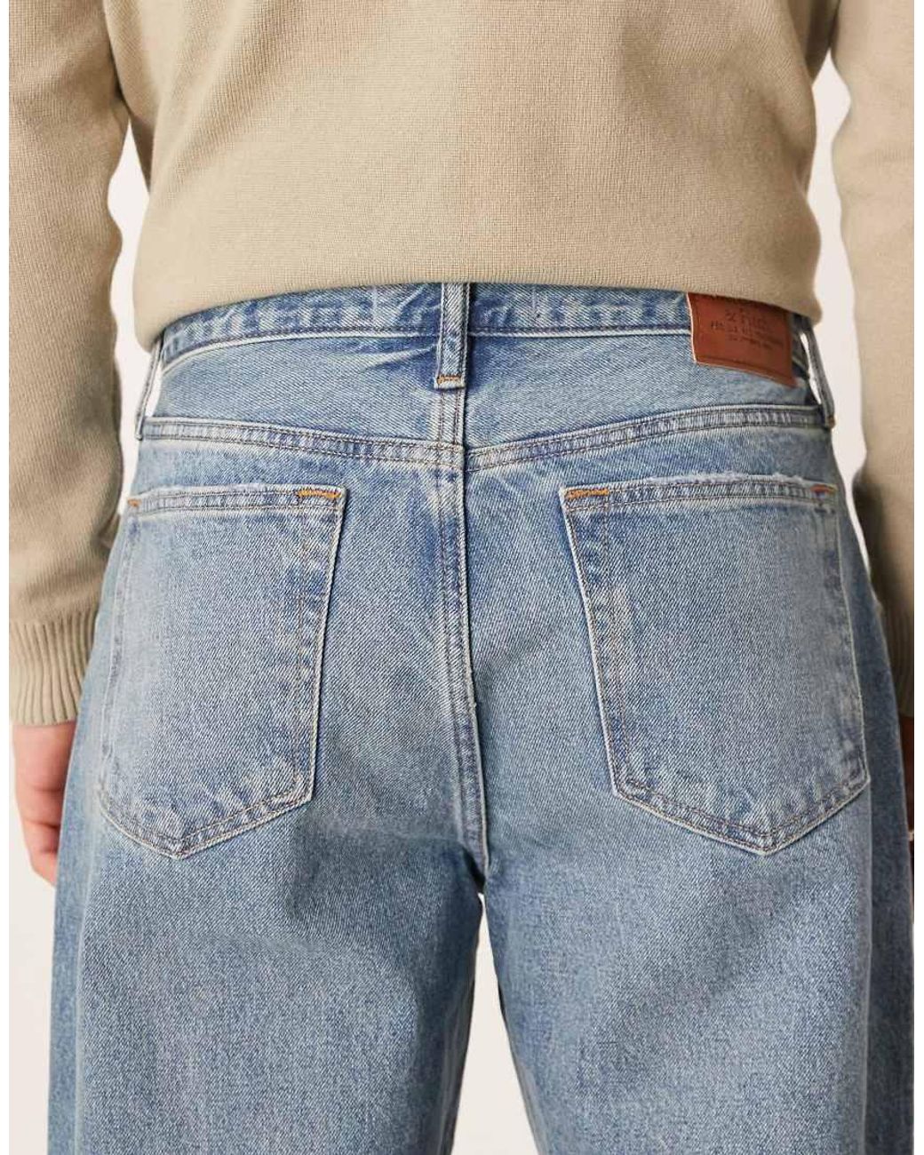 Abercrombie & Fitch Natural Loose 5 Pocket Jeans for men
