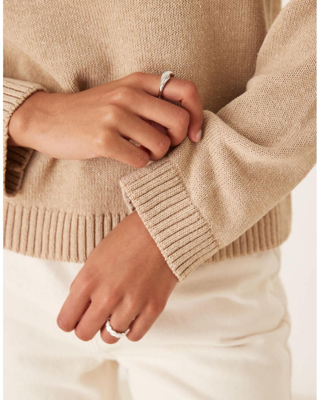 ASOS Natural – strickpullover