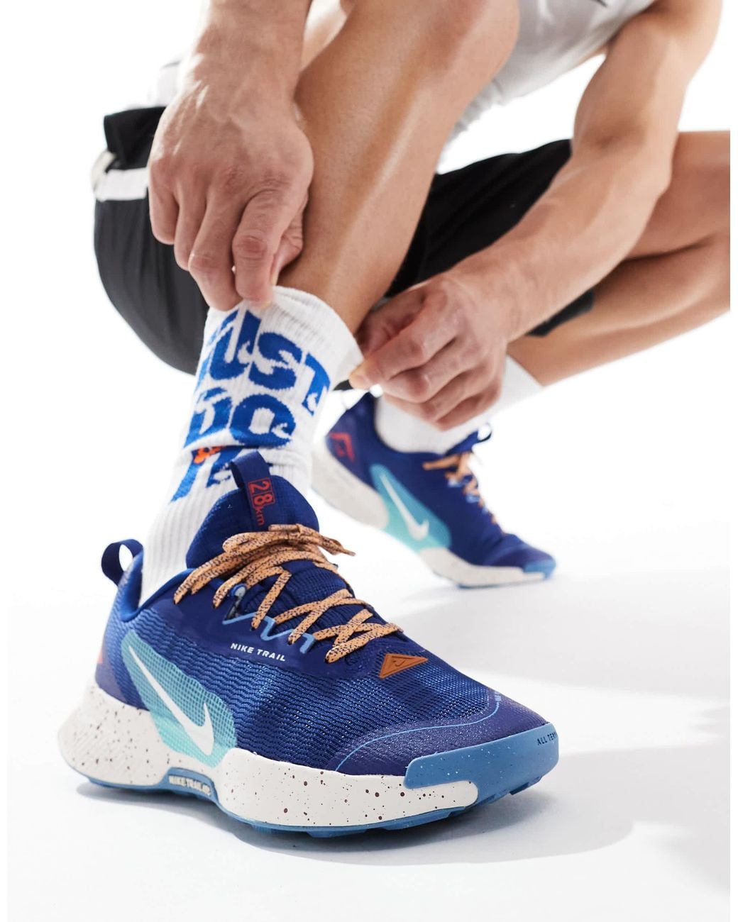 Nike Blue Juniper Trail 3 Trainers for men
