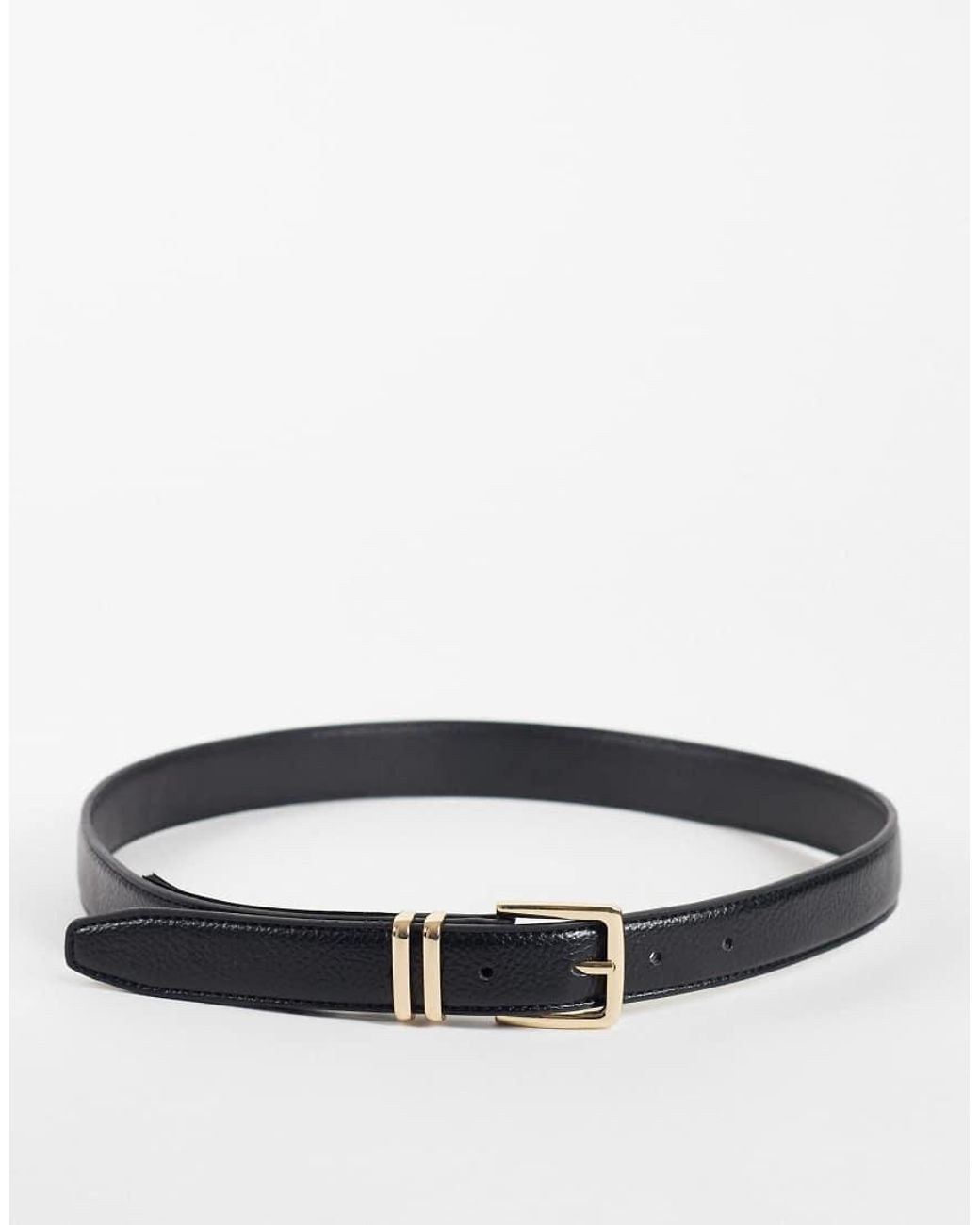Cintura Classica Nera di Mango in Gray