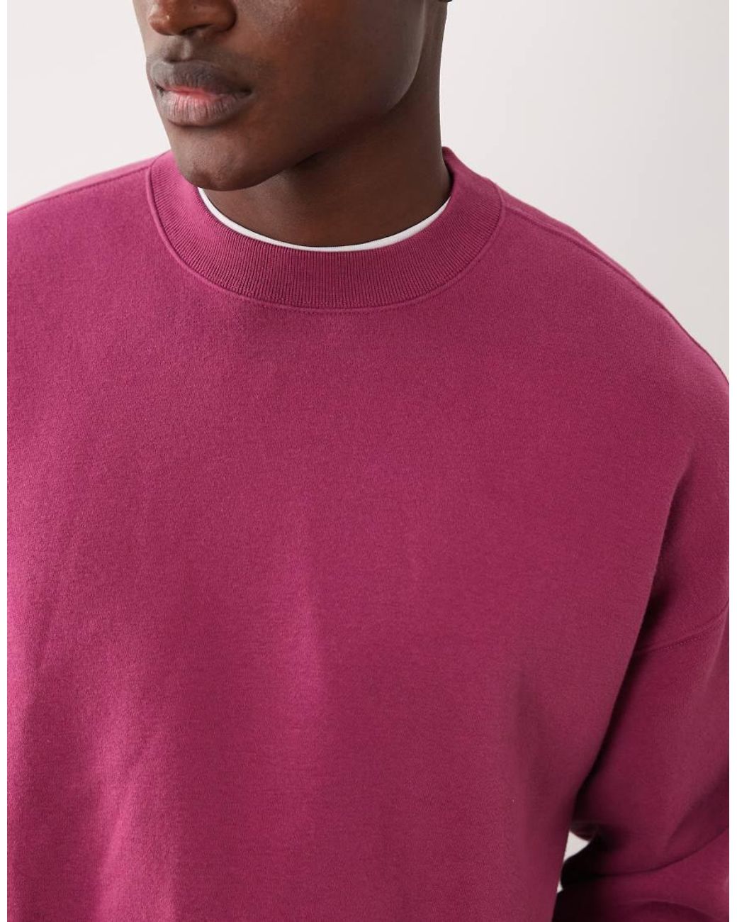 Abercrombie & Fitch Pink Essential Sweatshirt for men