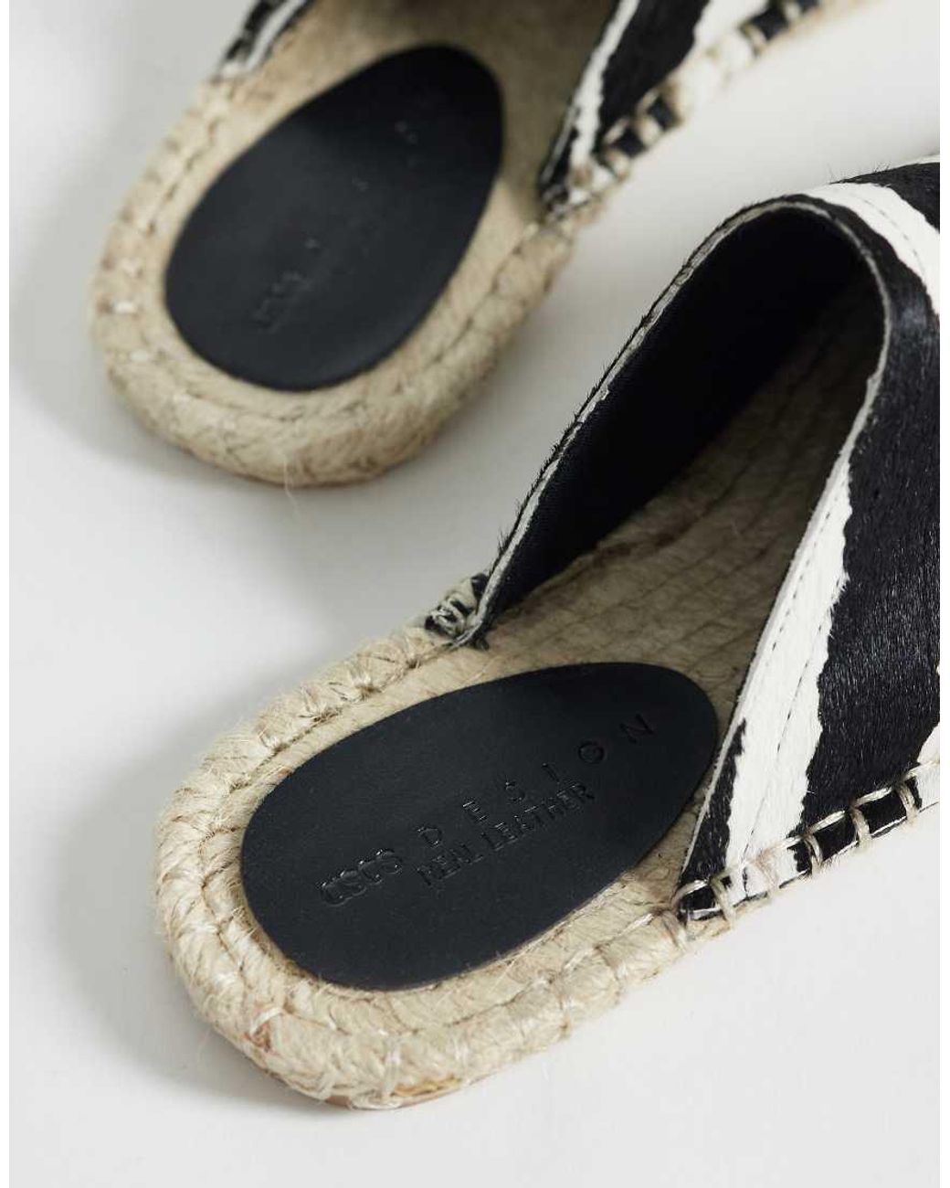 ASOS Brown Joline Espadrille Mule Sandal