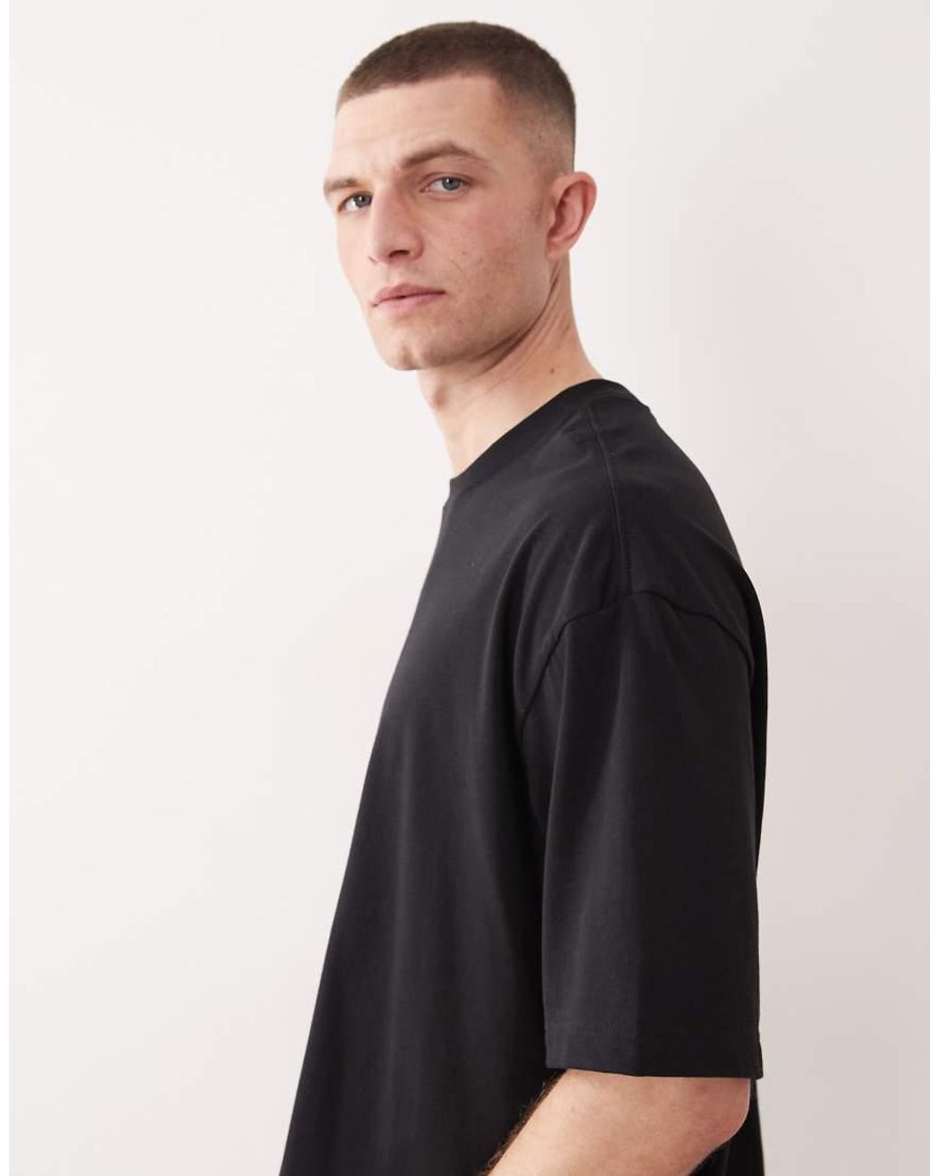 Nike Black Flight Oversized Graphic T-Shirt for men