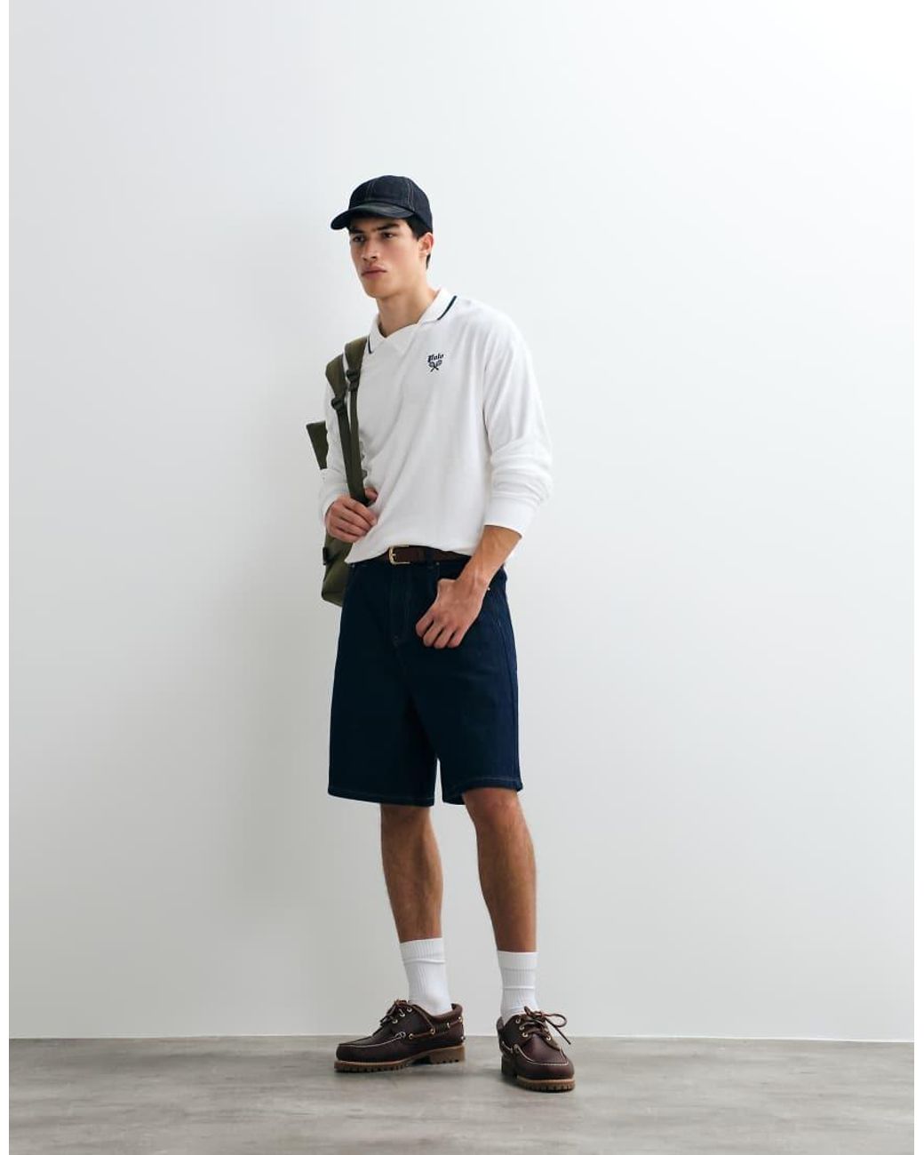 Polo Ralph Lauren White Longsleeve Knit Relaxed Sweatshirt for men
