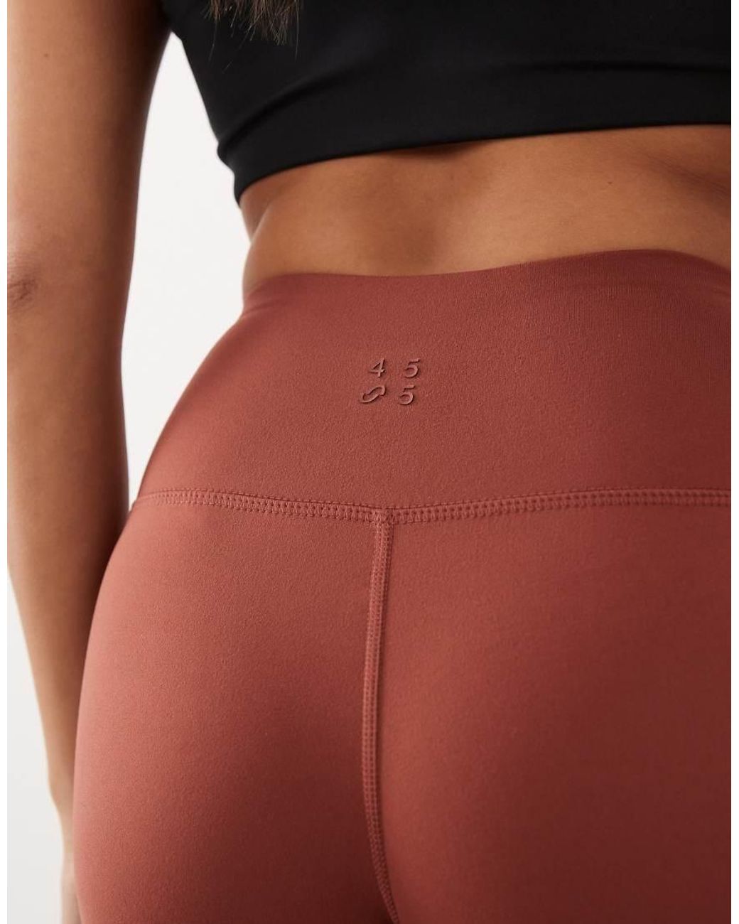 4505 Red Petite Icon Soft Touch High Waist Yoga Legging