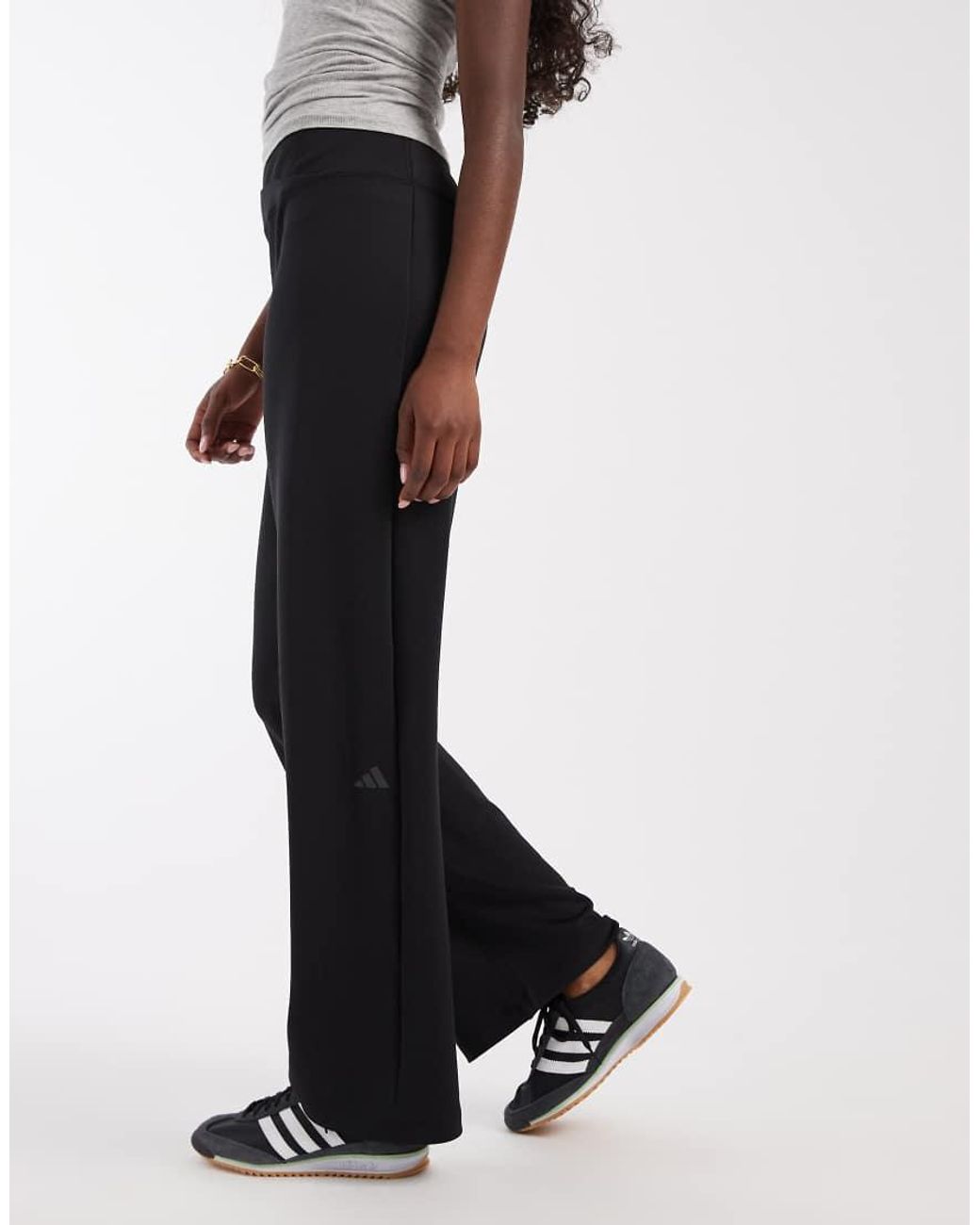 Adidas Originals Black Adidas Training Yoga Motion Trackpants