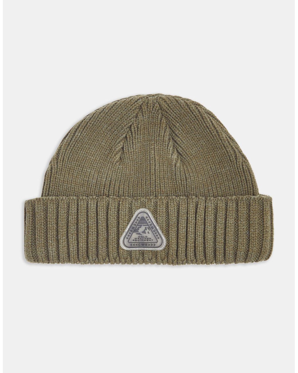 TOPMAN Docker Beanie in Green for Men 