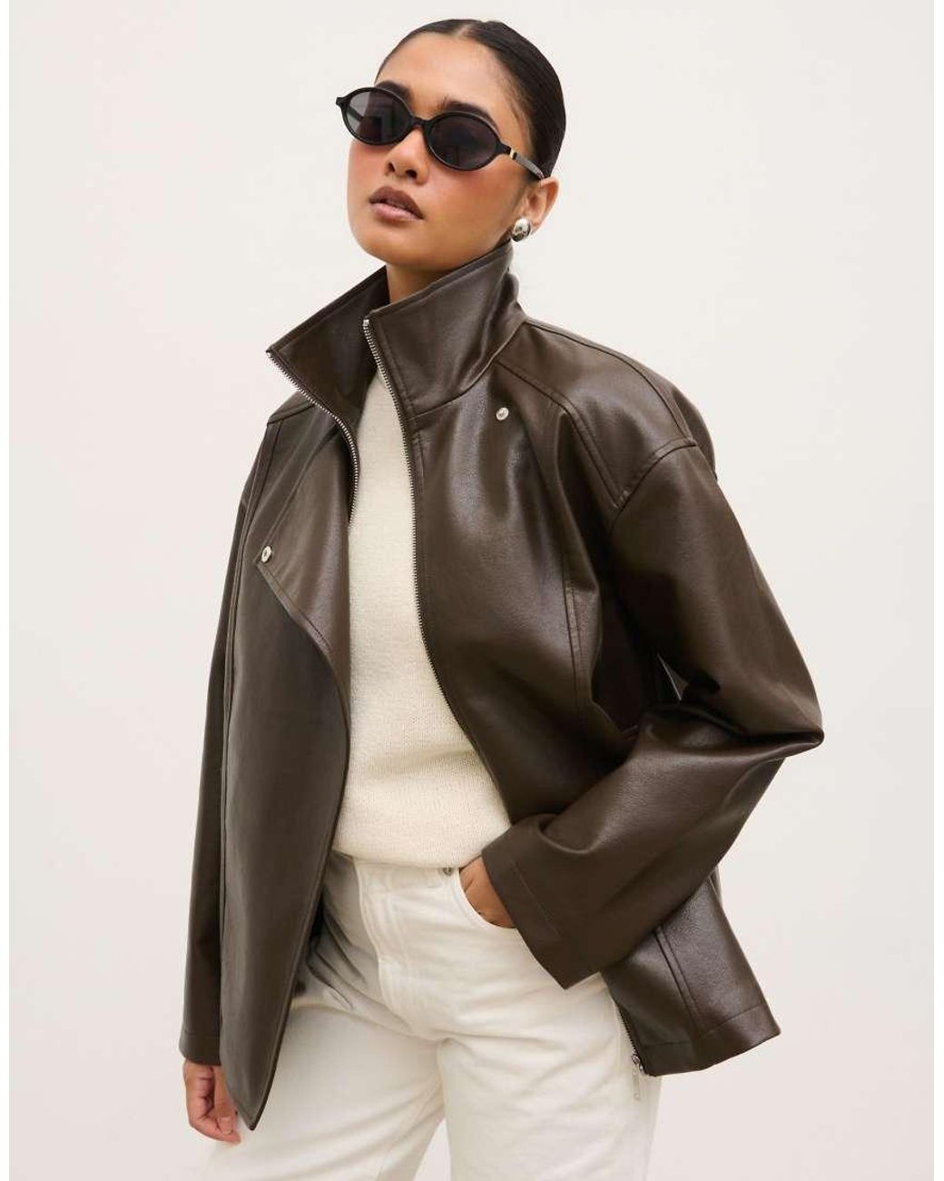 Bomber di Pretty Lavish in Brown