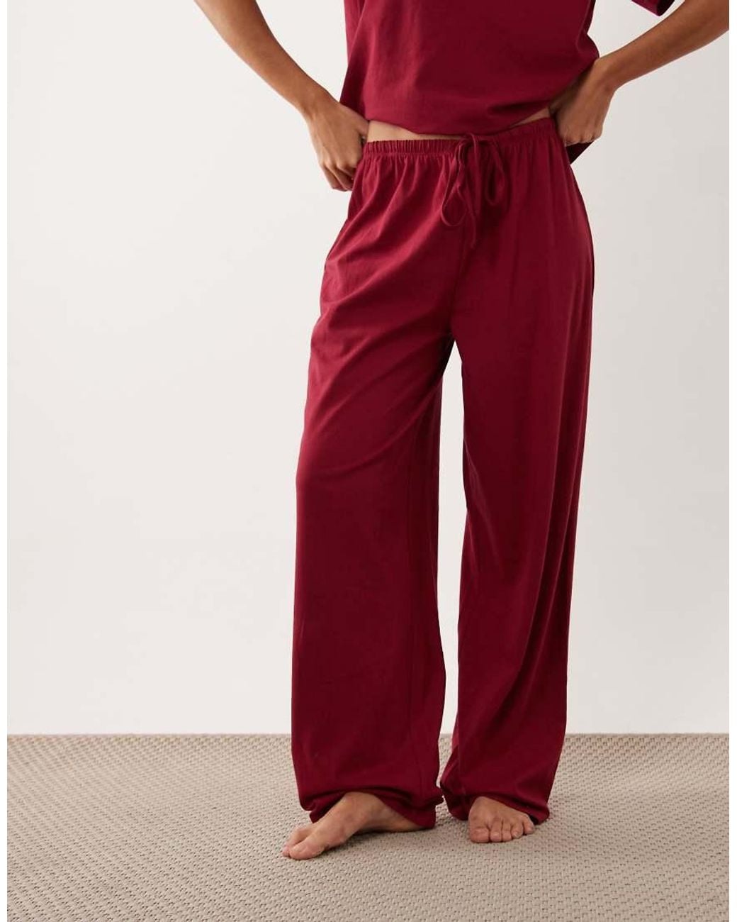 ASOS Red Mix & Match Cotton Pyjama Trouser