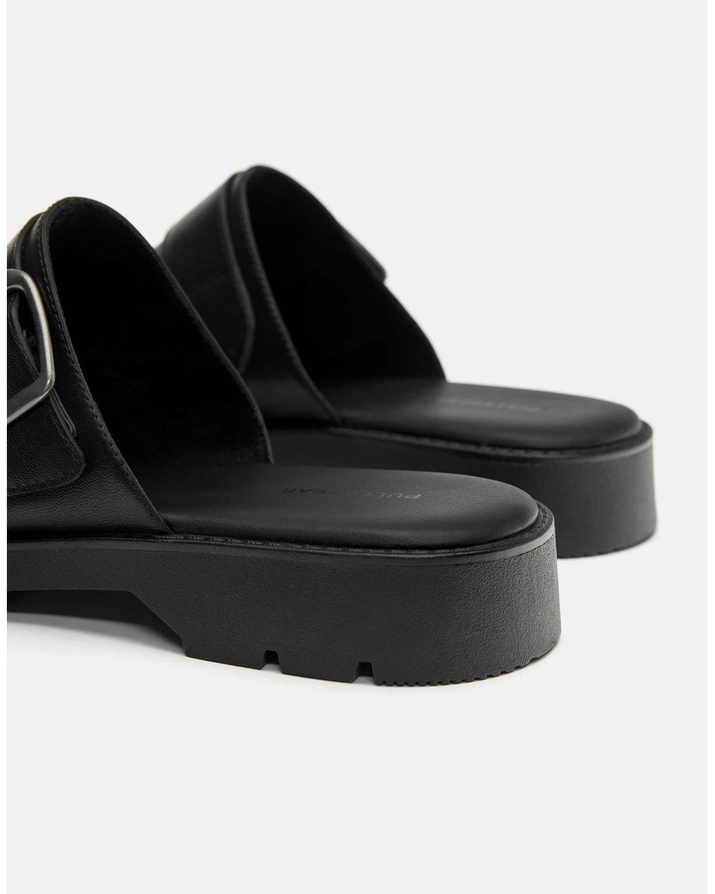 Pull&Bear – clogs in Black für Herren