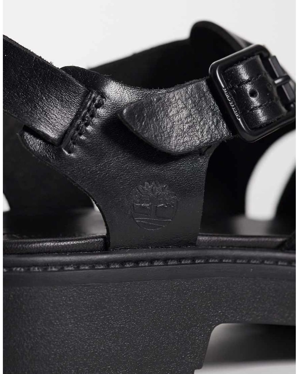 Timberland Black Stone Street Fisherman Sandals