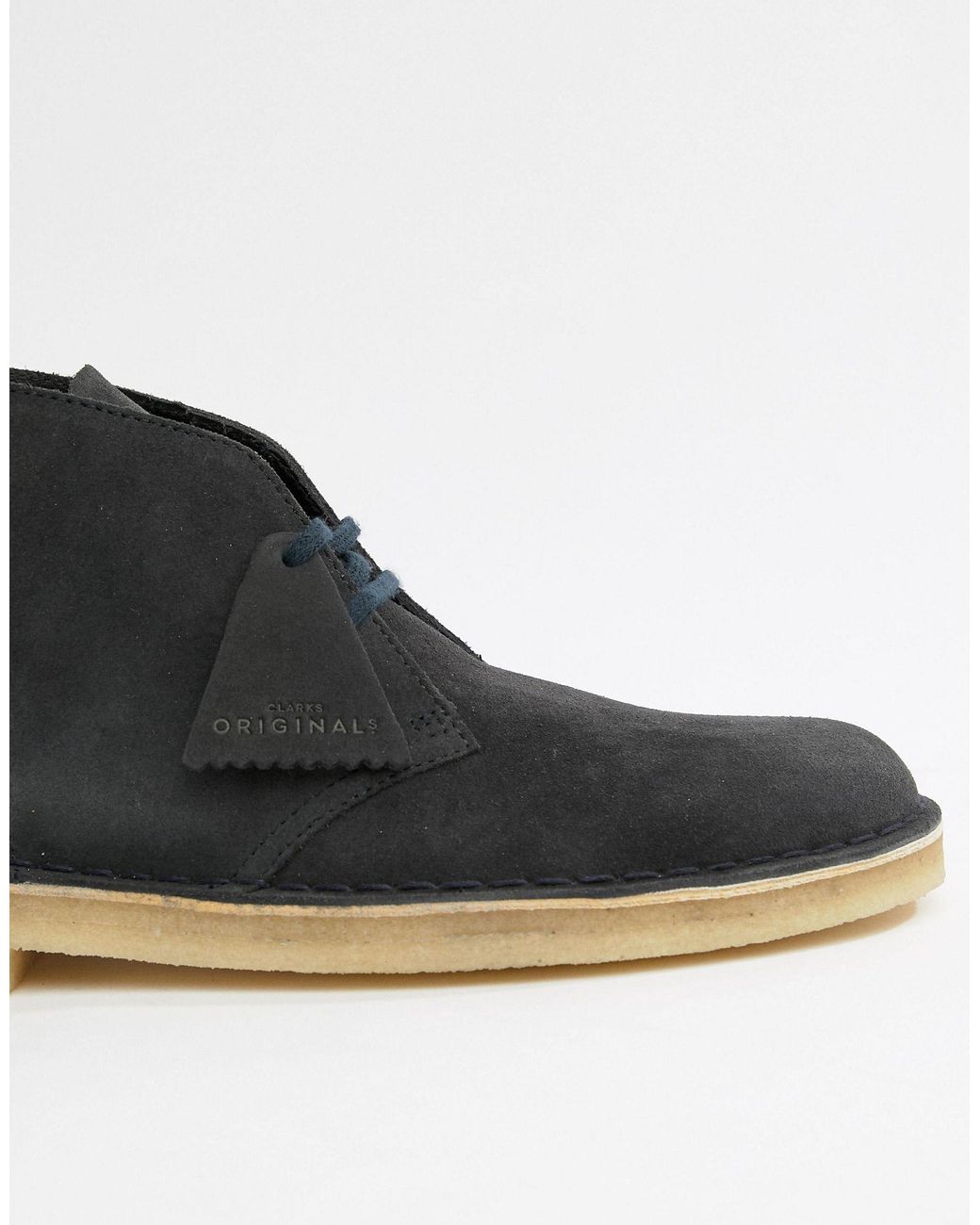 dark blue desert clarks