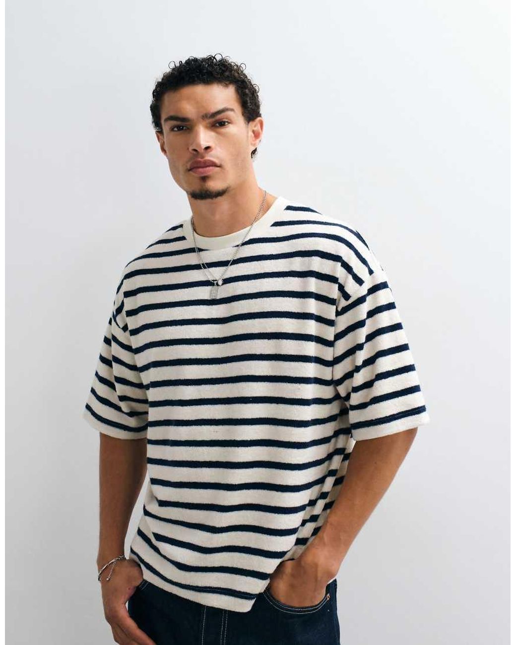 ASOS Multicolor Heavyweight Boxy Oversized T-shirt for men