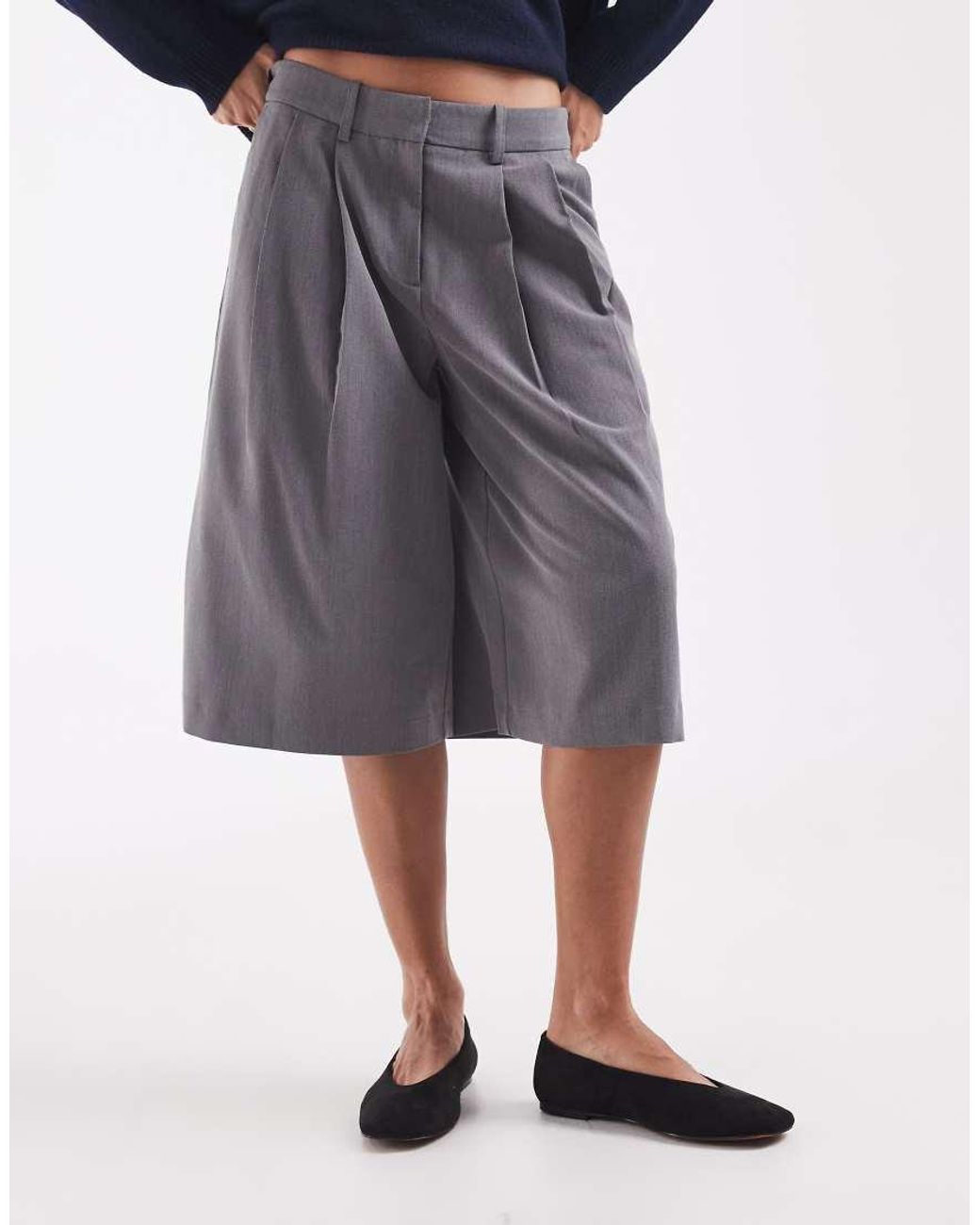 ONLY Blue Tailored Bermuda Shorts