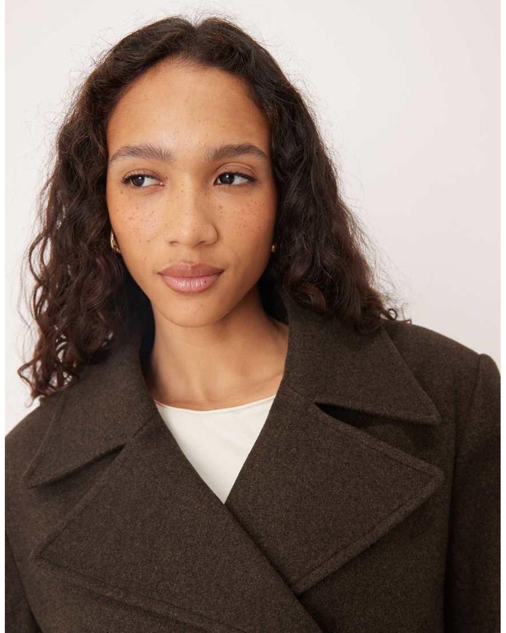 ASOS Black Short Formal Trench Coat