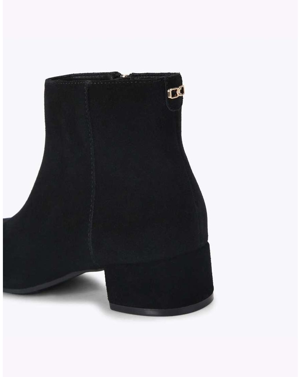 Carvela Kurt Geiger Black Gaia Low Ankle Boots