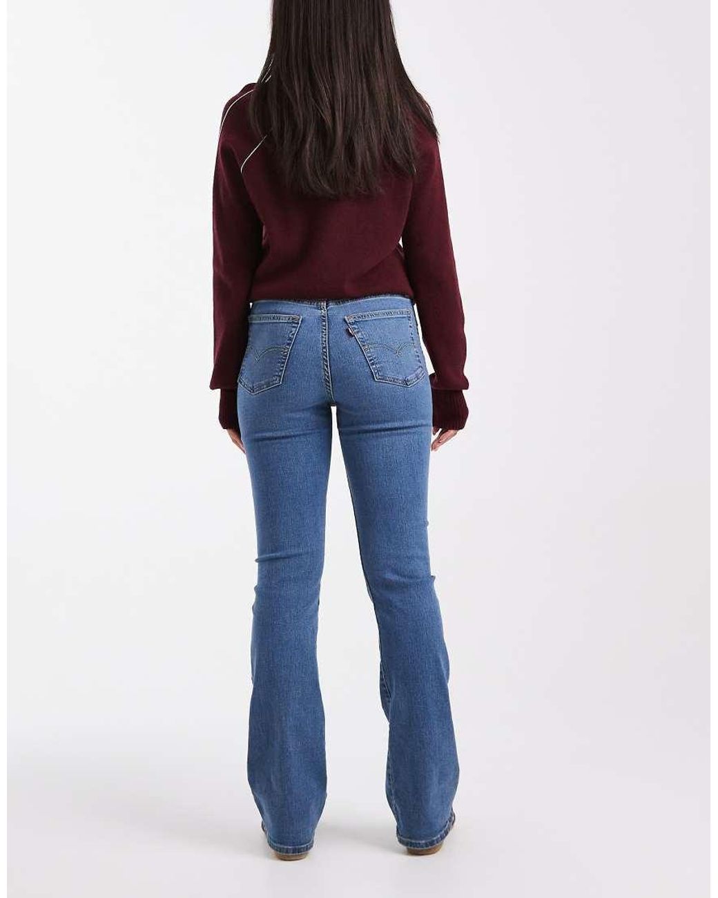 Levi's Blue 725 Bootcut High Rise Jeans