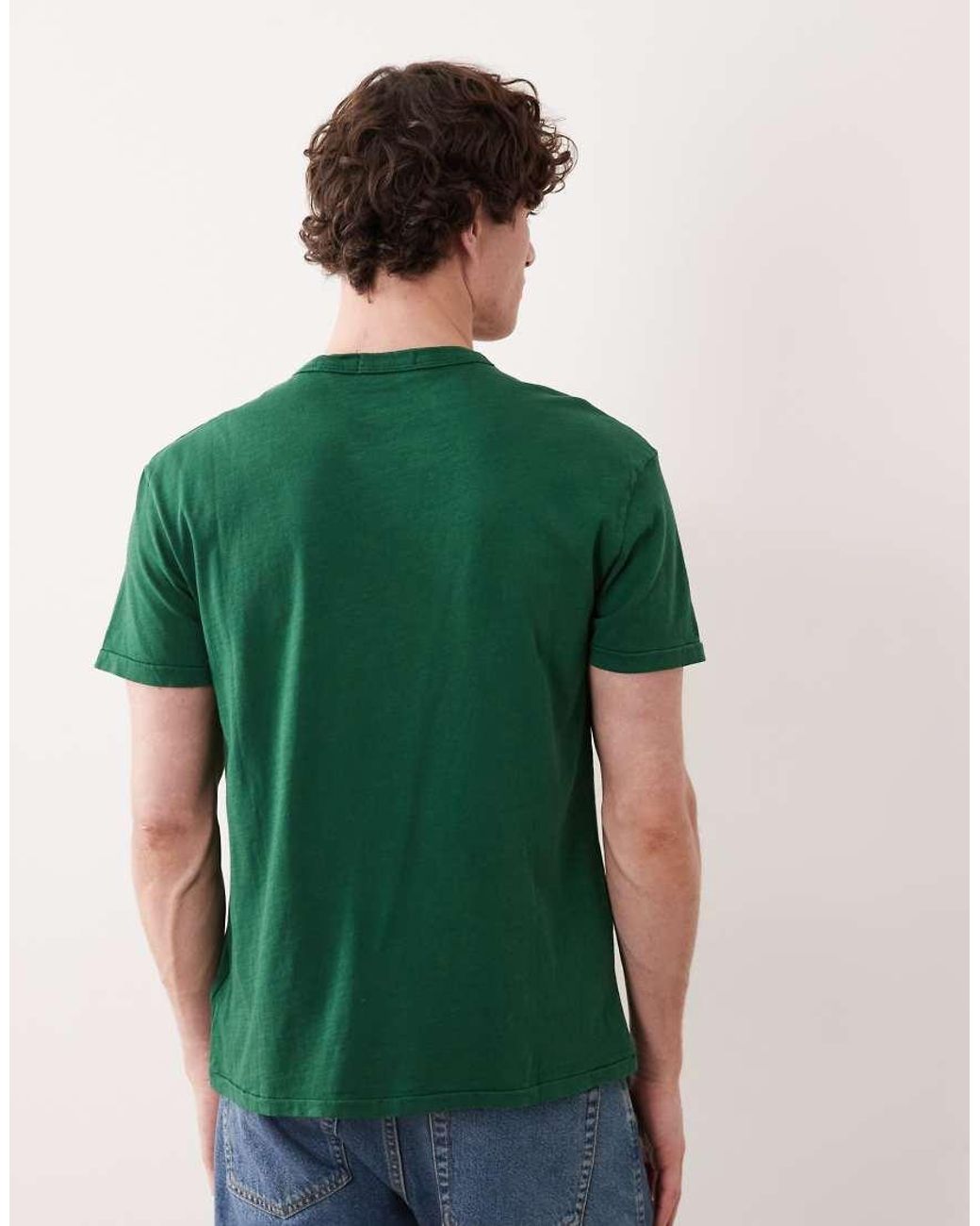 Polo Ralph Lauren Green Vintage Polo Player Print T-shirt for men