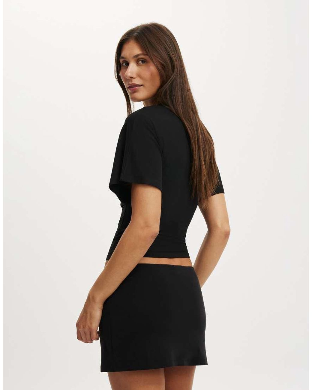 Cotton On Black Honey Skort