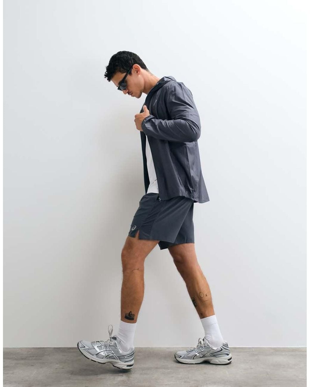 Asics Blue 7Inch Running Shorts for men