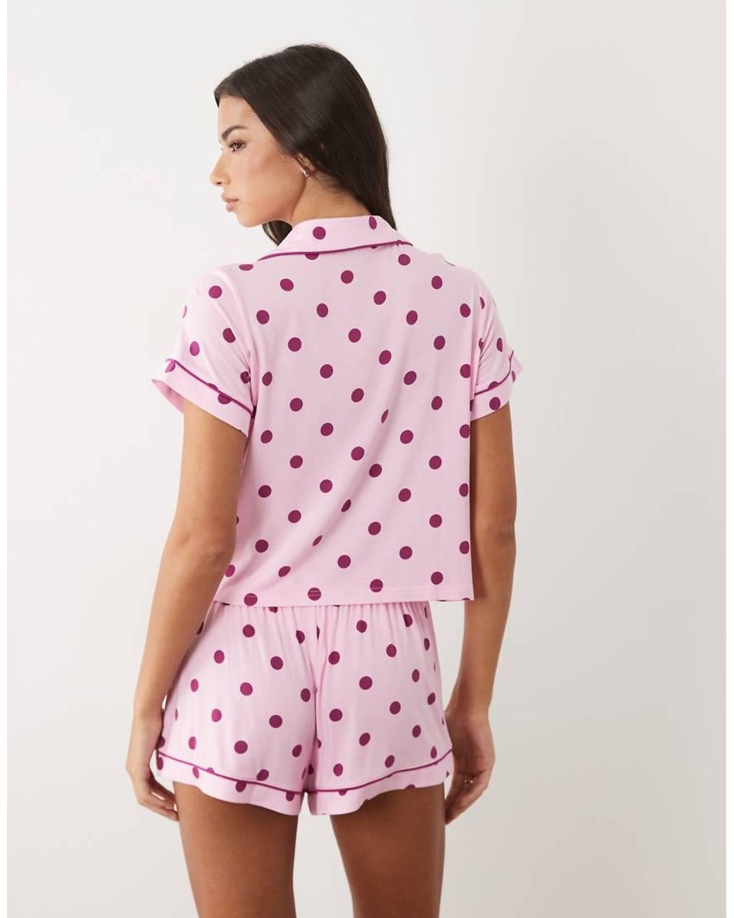 Boux Avenue Pink Modal Short Pyjama Set
