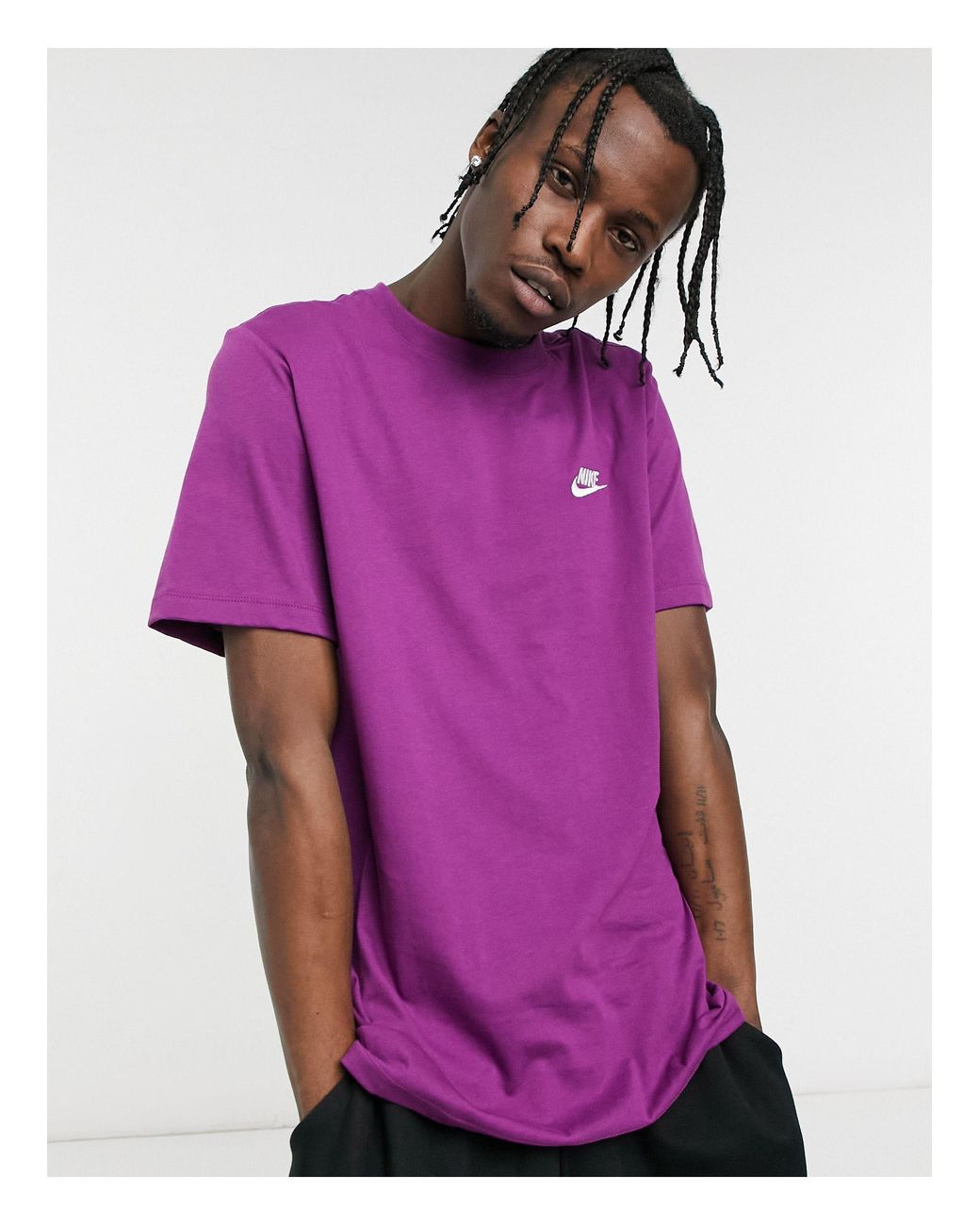 Nike Club T-shirt in Purple for Men | Lyst Canada