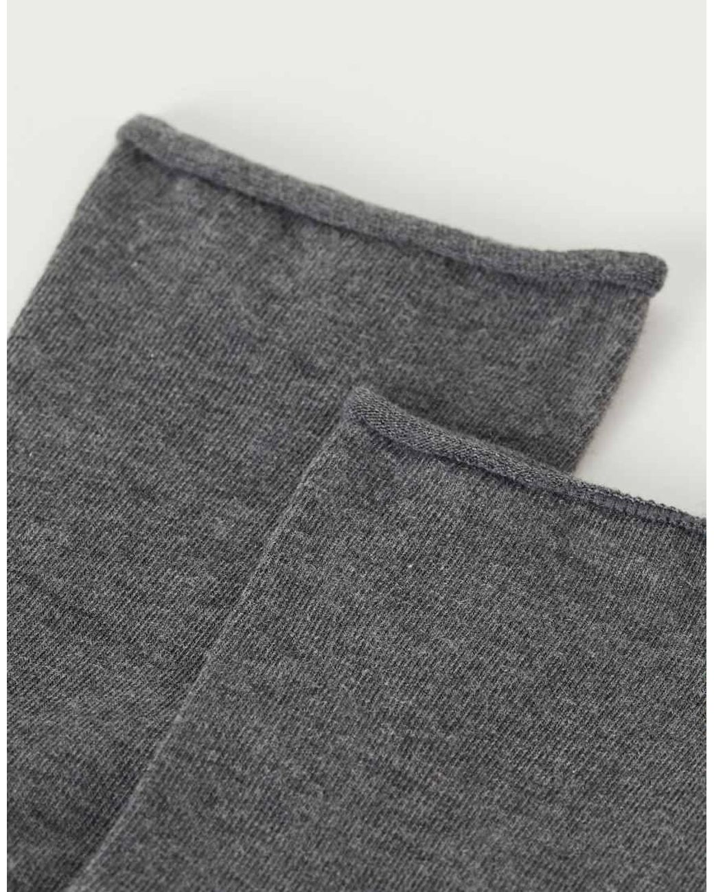 Calzedonia White Non-Elastic Cotton Ankle Socks