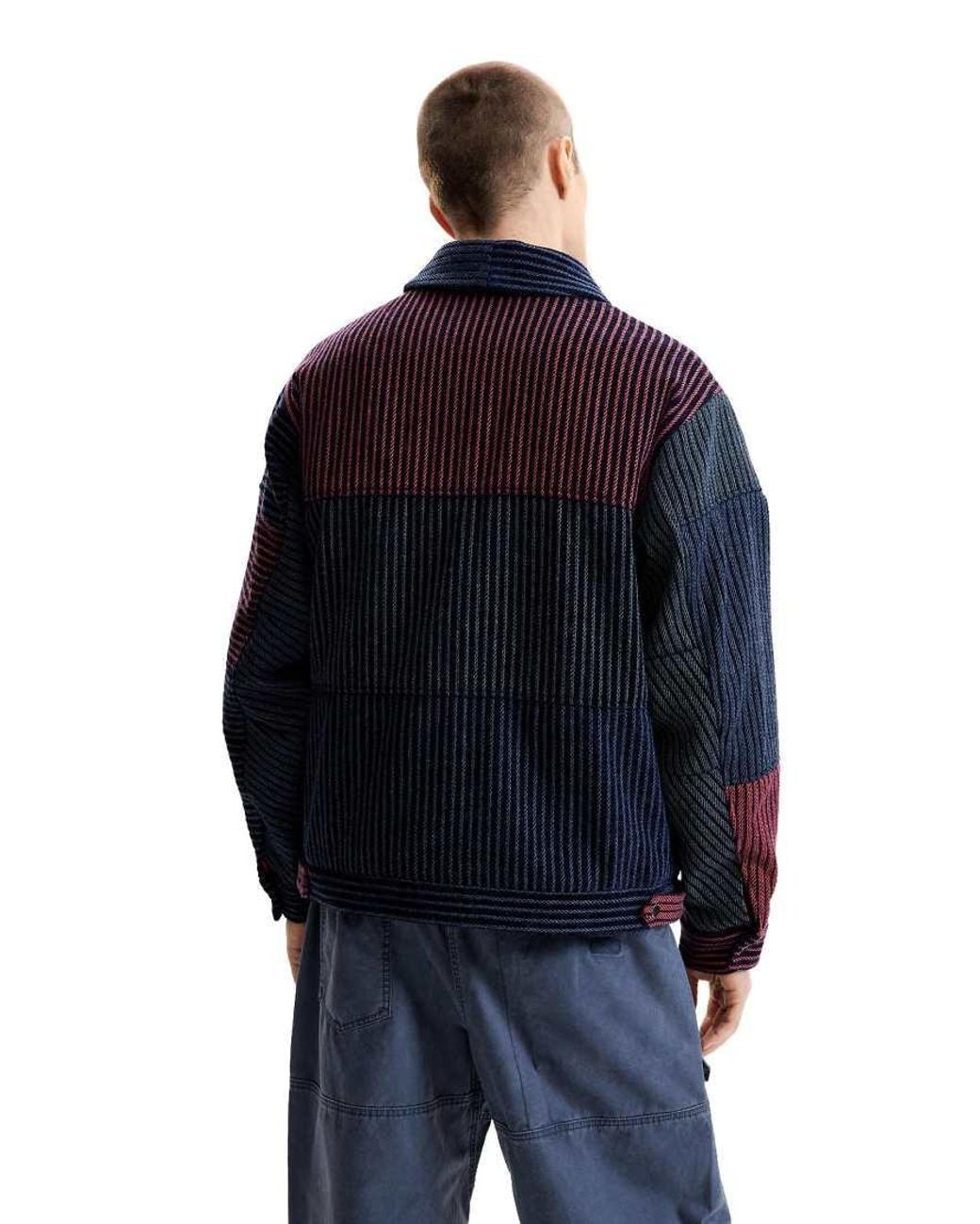 Desigual Blue Combined Dress Designed By Mr. Lacroix for men