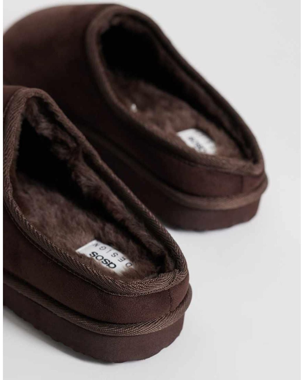 ASOS Brown Mule Slippers for men