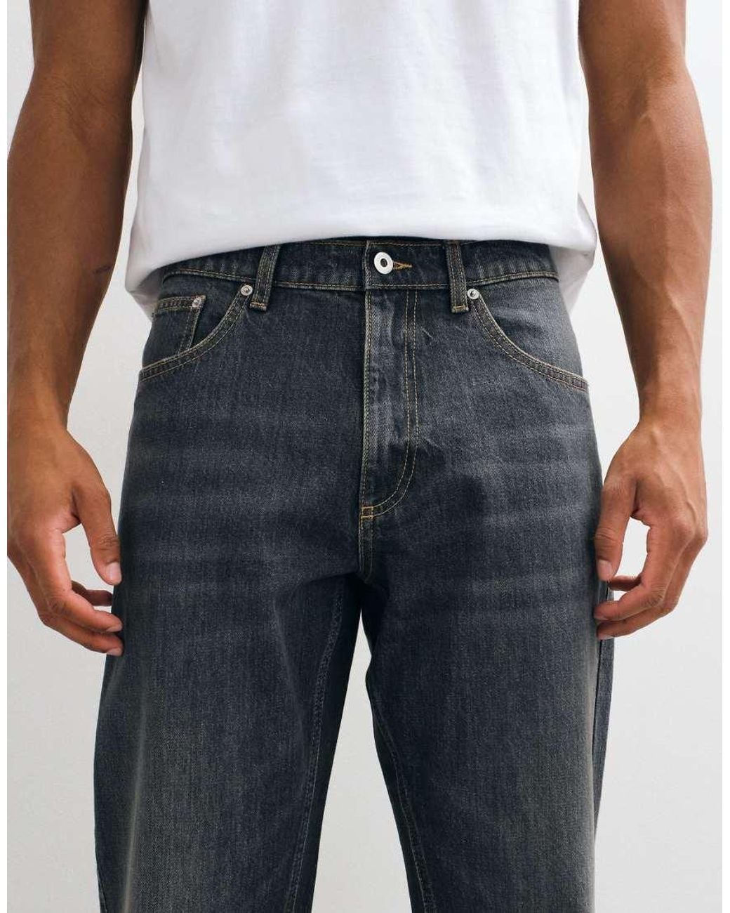 Collusion Blue X008 Relaxed Straight Leg for men