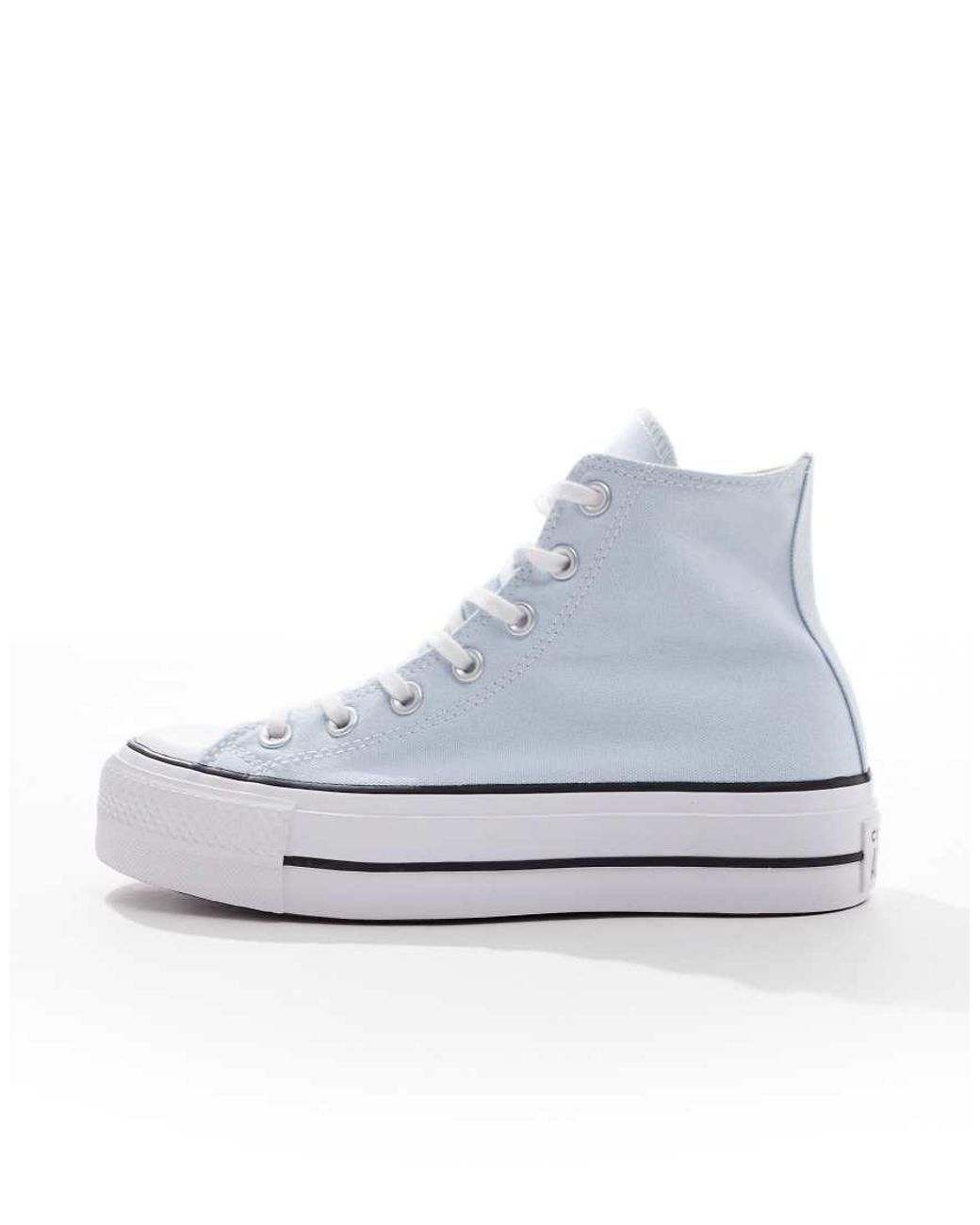 Converse Gray Chuck Taylor All Stars Lift Hi Platform Trainers