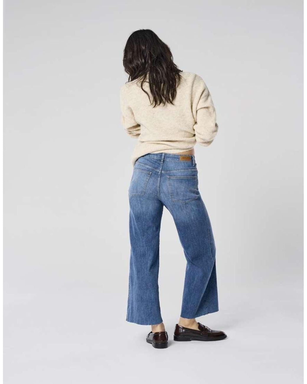 ONLY Blue Wide-fit Jeans