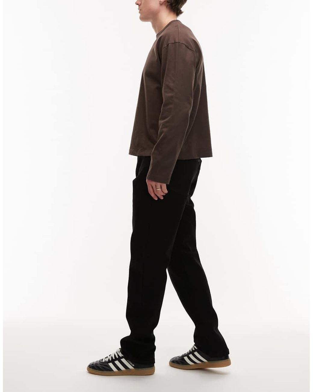 Wrangler Black Frontier Relaxed Straight Fit Jeans for men