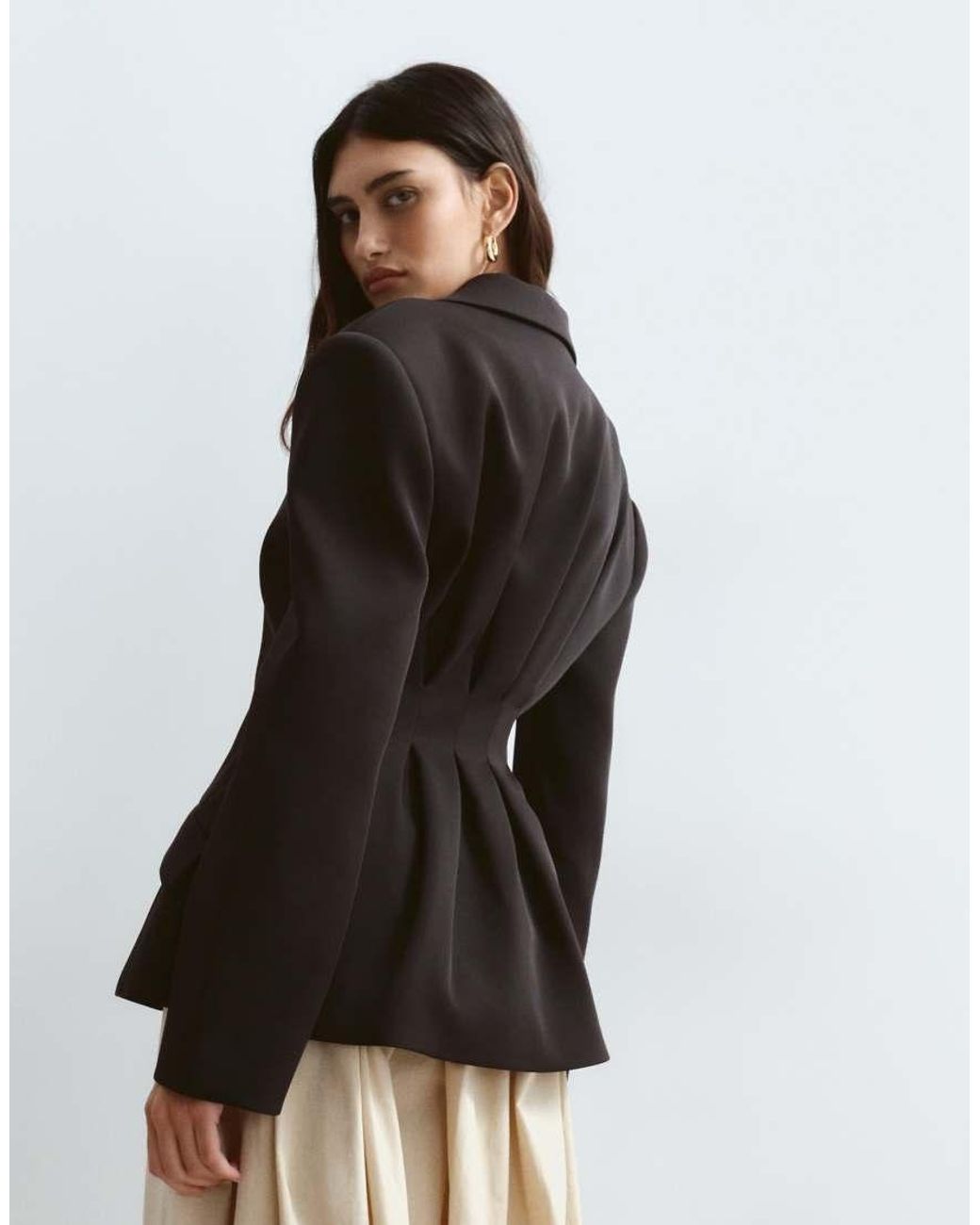 ARRANGE Black Premium Tailored Blazer With Cinched Waist