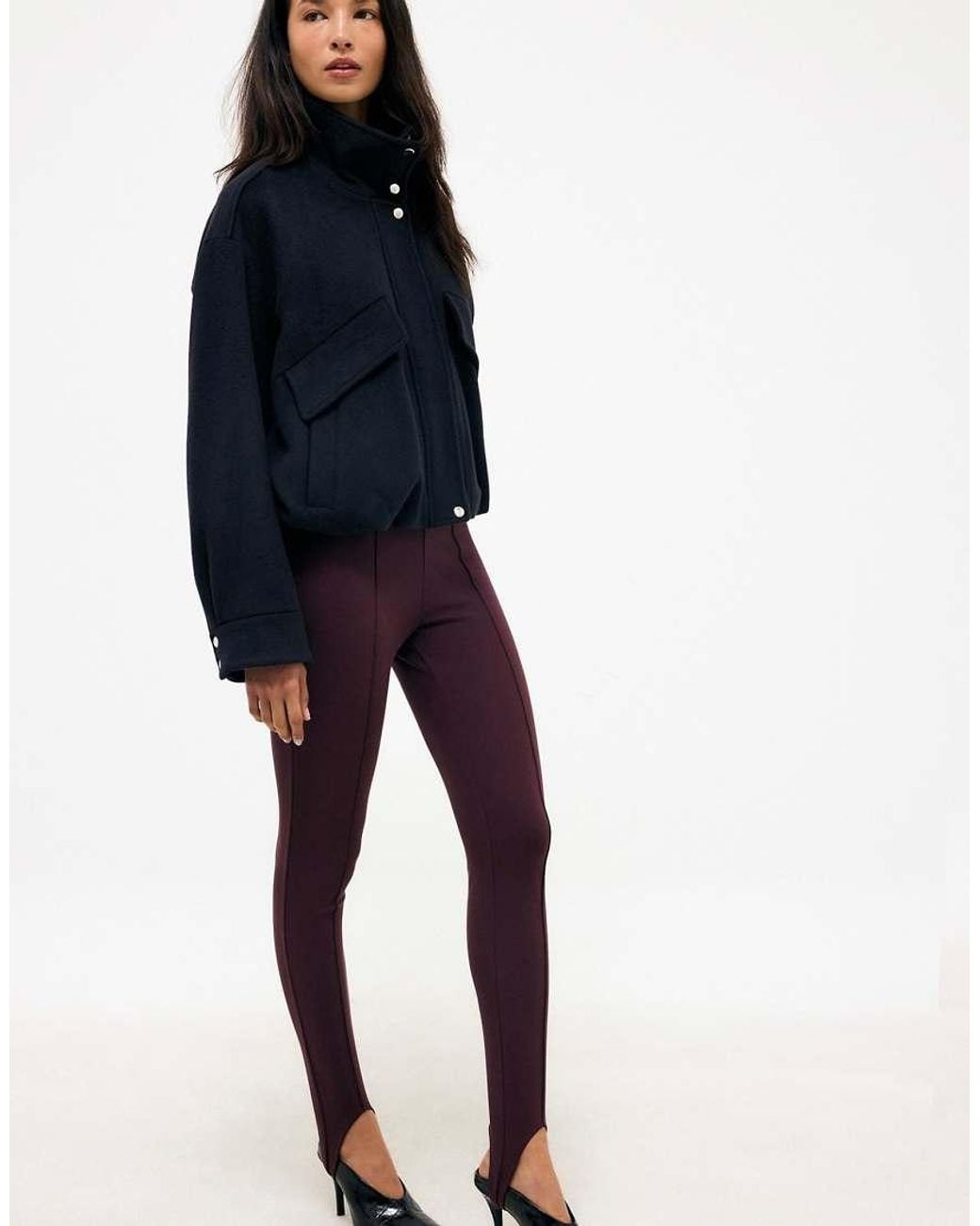 NA-KD Blue Stirrup Trouser