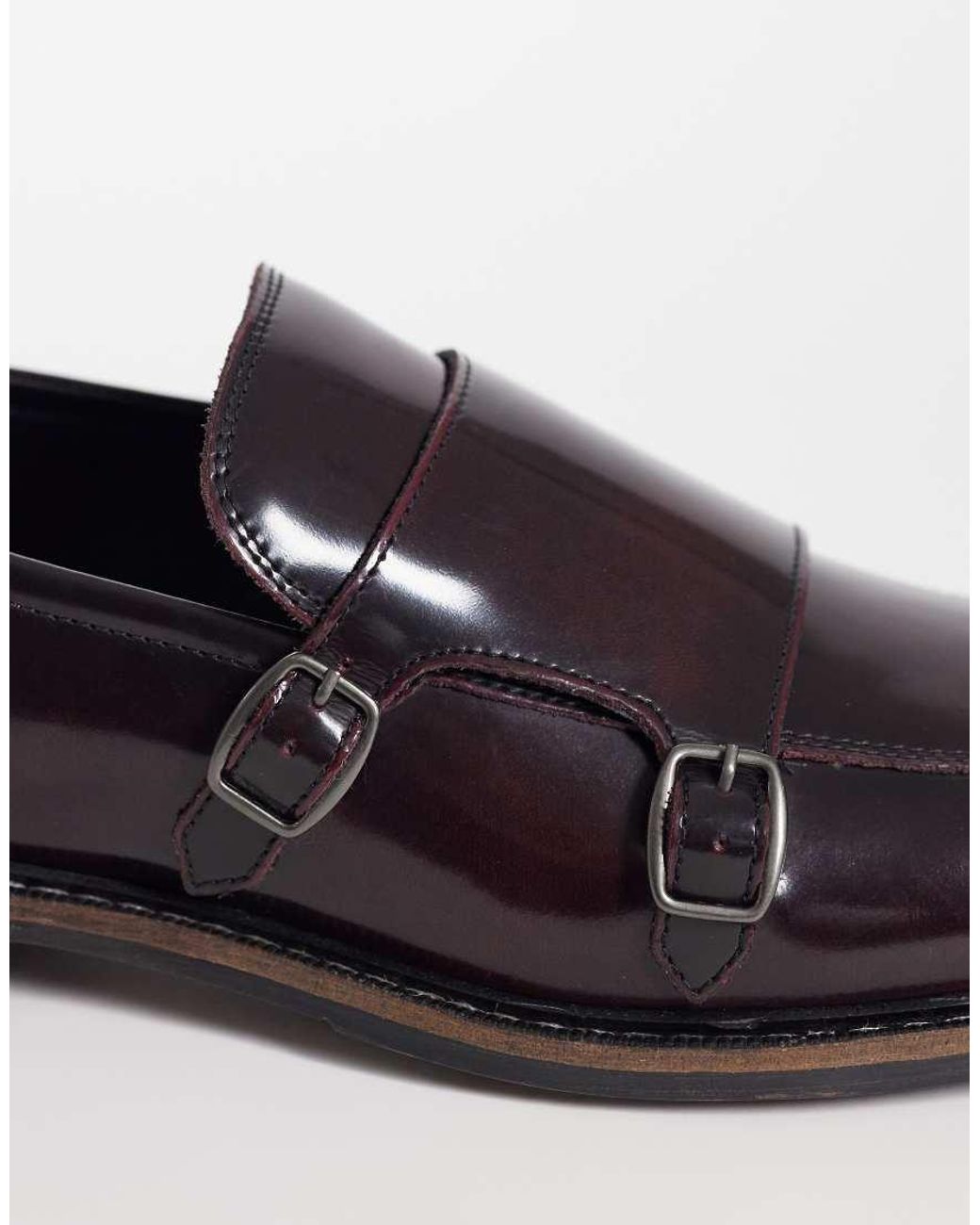 ASOS Red Monk Shoes for men