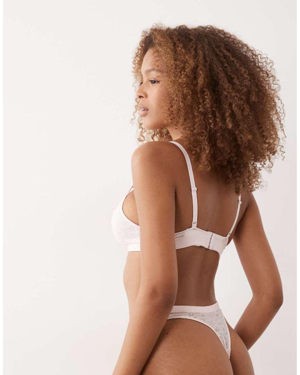 Spanx Brown Supersmooth Day To Date Night Invisible Lace Thong