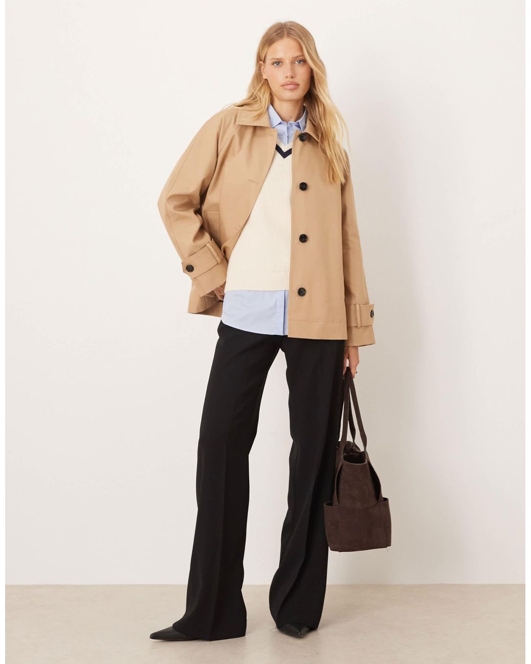 Mango Natural Cotton Parka Jacket