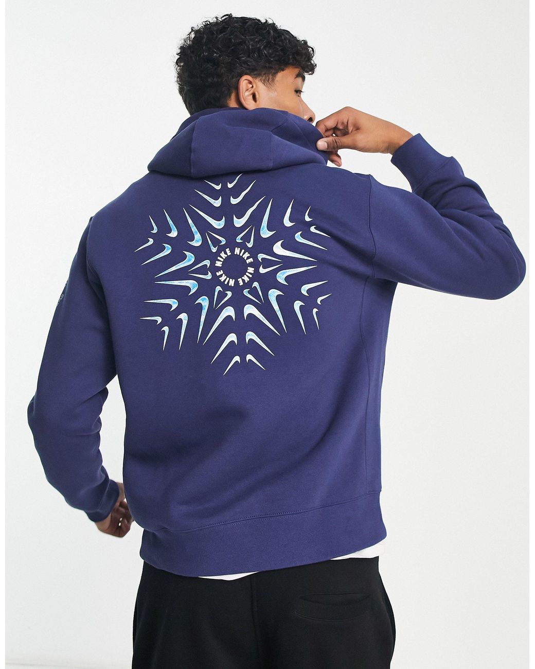 Nike blue shop force hoodie