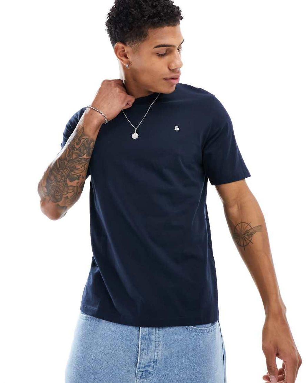 Jack & Jones Blue T-shirt With & Logo for men