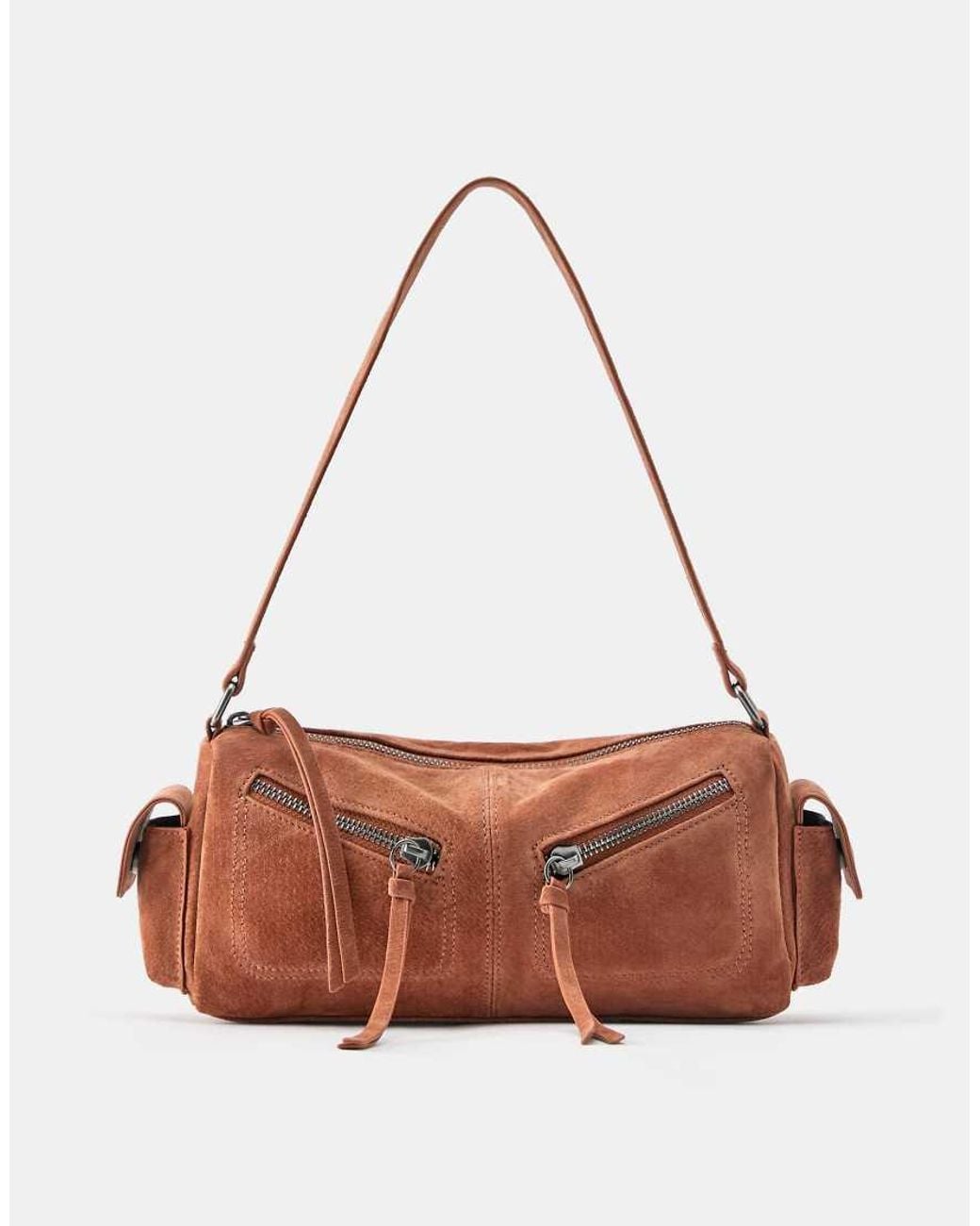 Borsa Da Spalla Multitasche di Pull&Bear in Brown