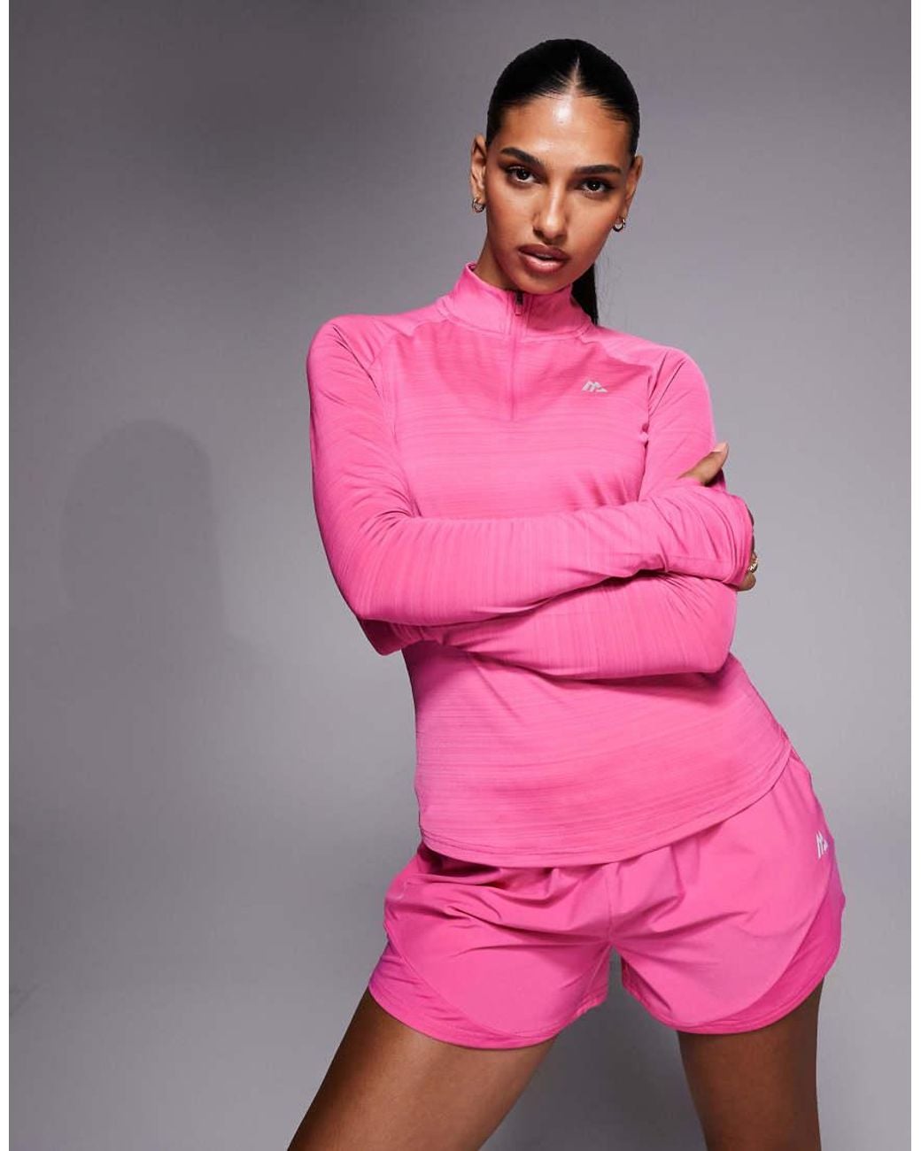 MONTIREX Pink Breathe Half Zip Top